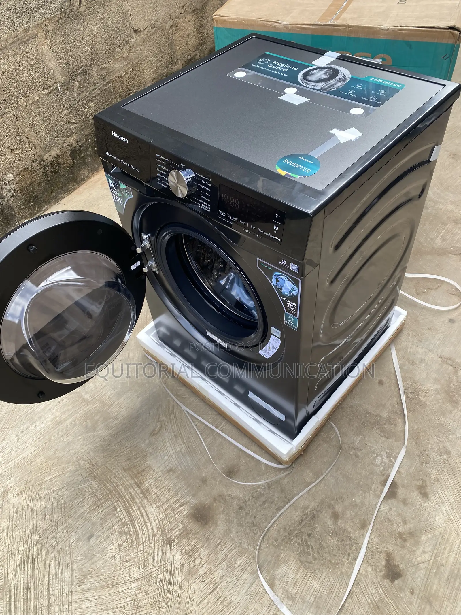 Hisense 2-in-1 Automatic Front Loader 10.5kg/6kg
