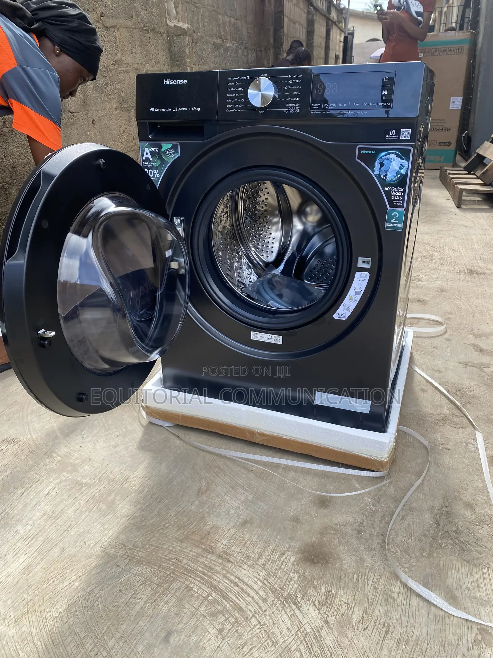 Hisense Integrated Washer Dryer 10.5KG Wash / 6KG Dry