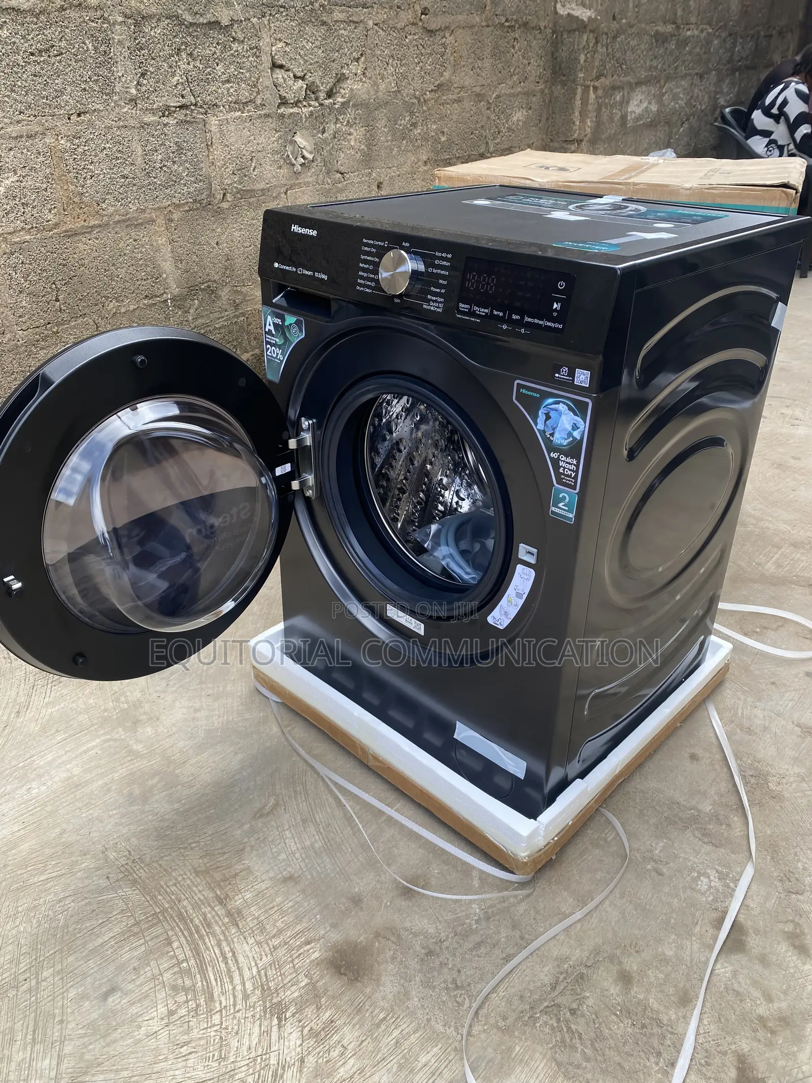 Hisense WD3S1043BT Automatic Laundry Washer Dryer 10.5kg/6kg