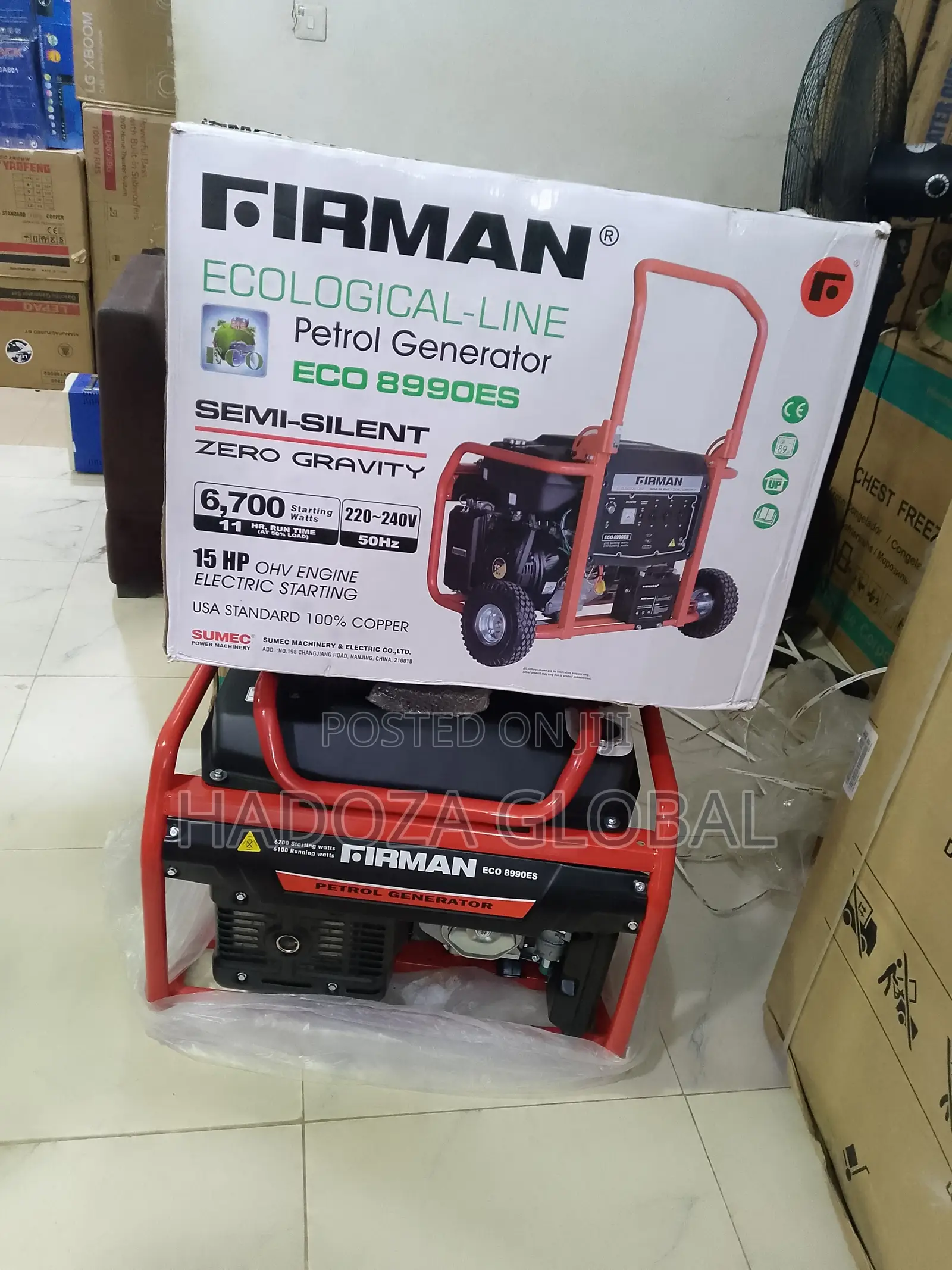 Firman ECO 8900ES Generator for Home Business