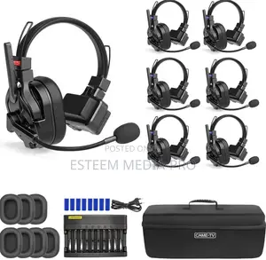 CAME-TV KUMINIK8 PRO 1.9GHz Full-Duplex Wireless Headset - 7 Pack