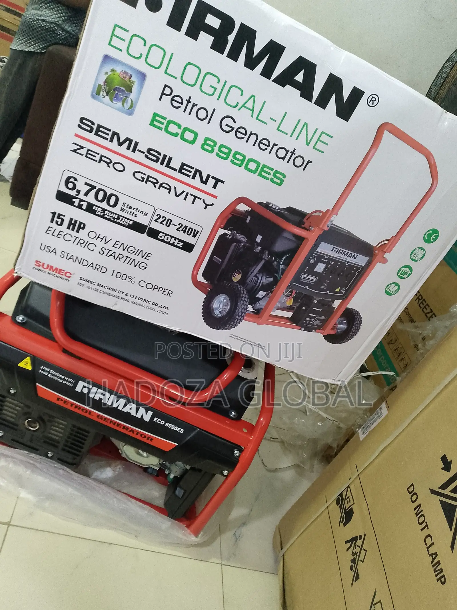 ECO 8900ES Petrol Powered Backup Generator for Everyday Electricity