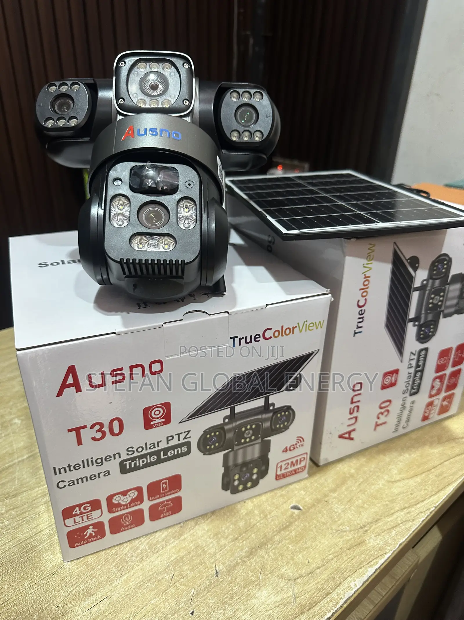 T30 Triple Dual Lense Solar Camera