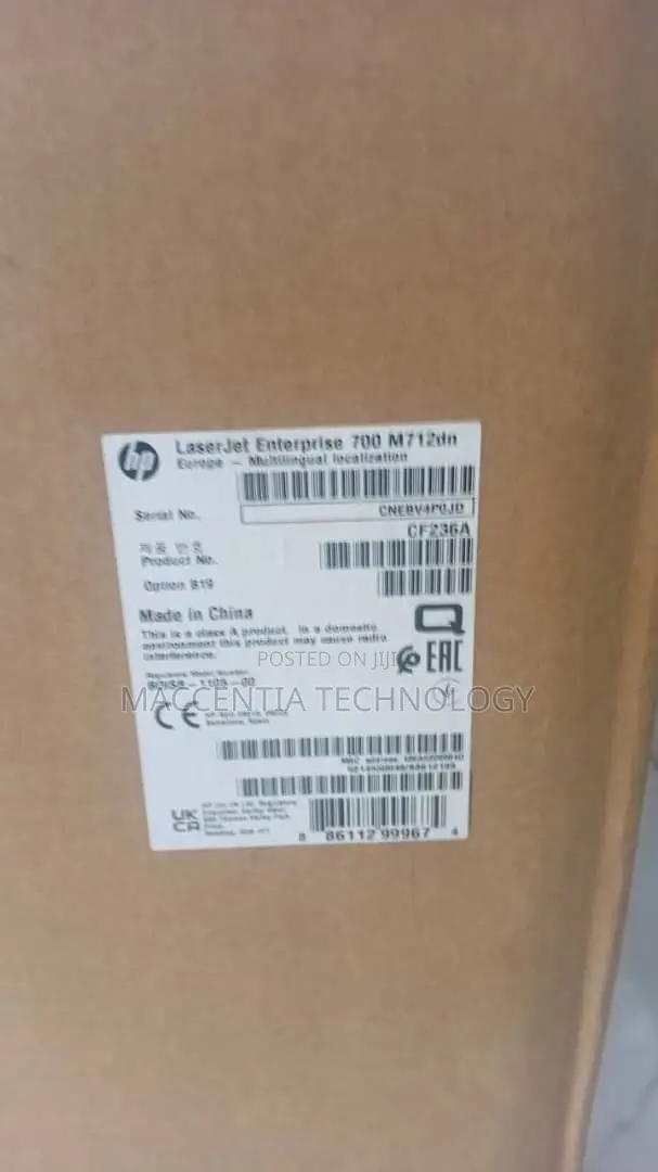 HP LaserJet Enterprise 700 Printer M712dn (CF236A)