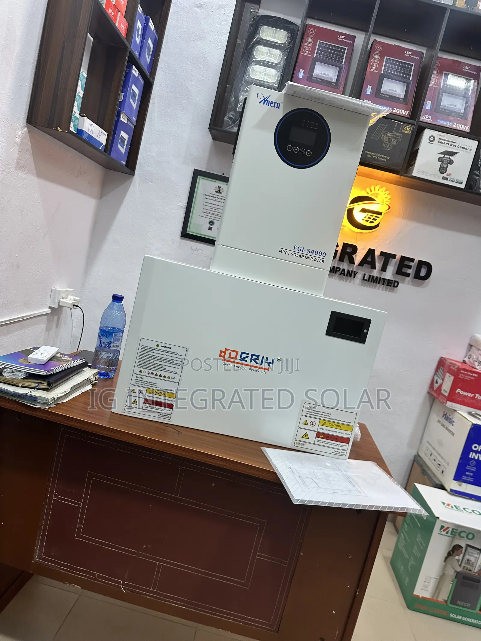 5kwh Deriy Lithium Battery With 4kva Hybrid Inverter