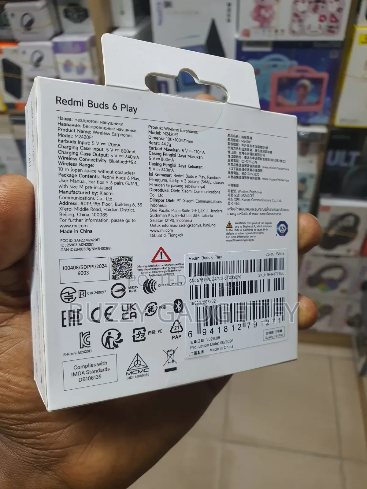 Redmi Buds 6 Play XIAOMI