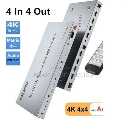 4k Hdmi Matrix 4x4 With Audio