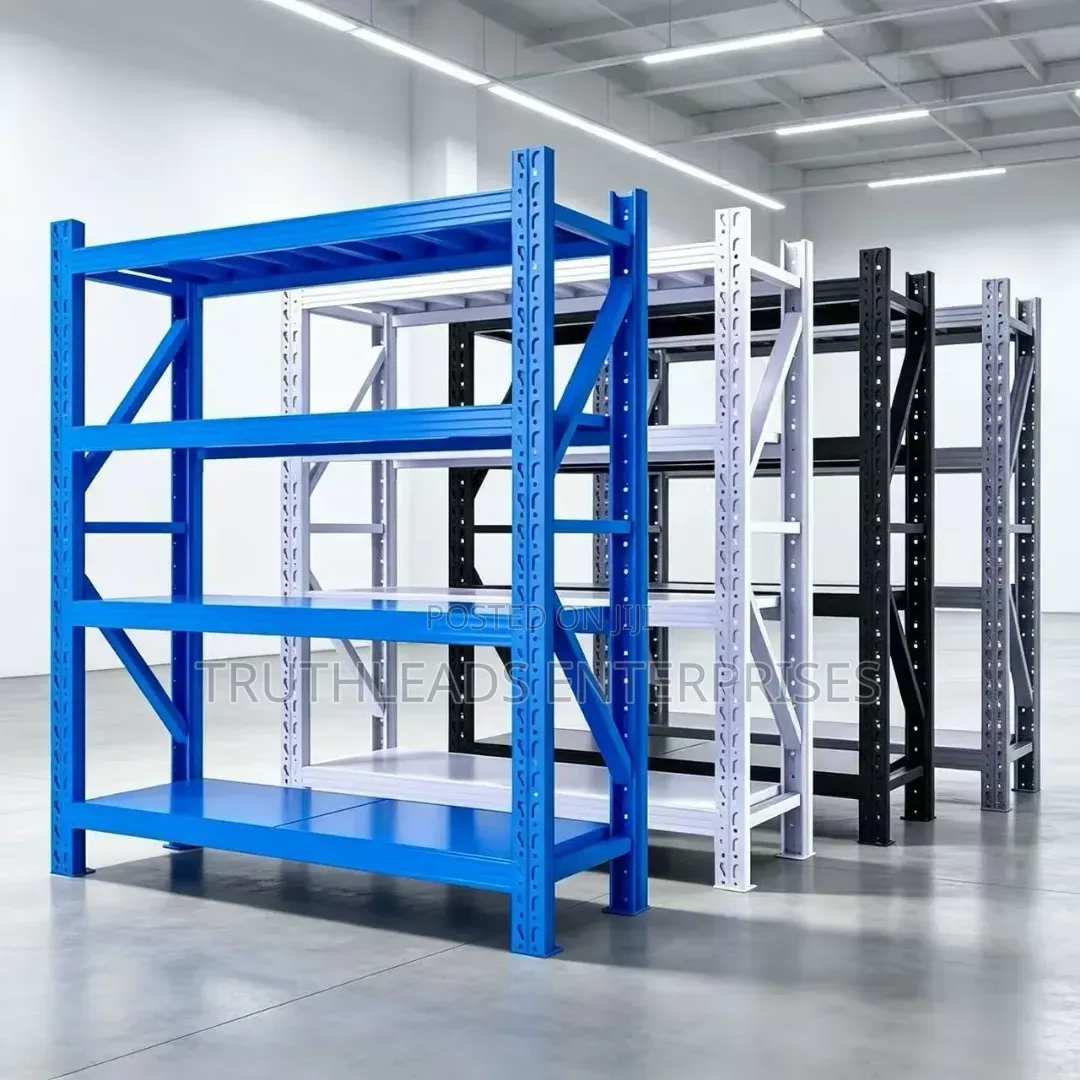 Metal Stacking Rack for Warehouse Inventory Storage Management