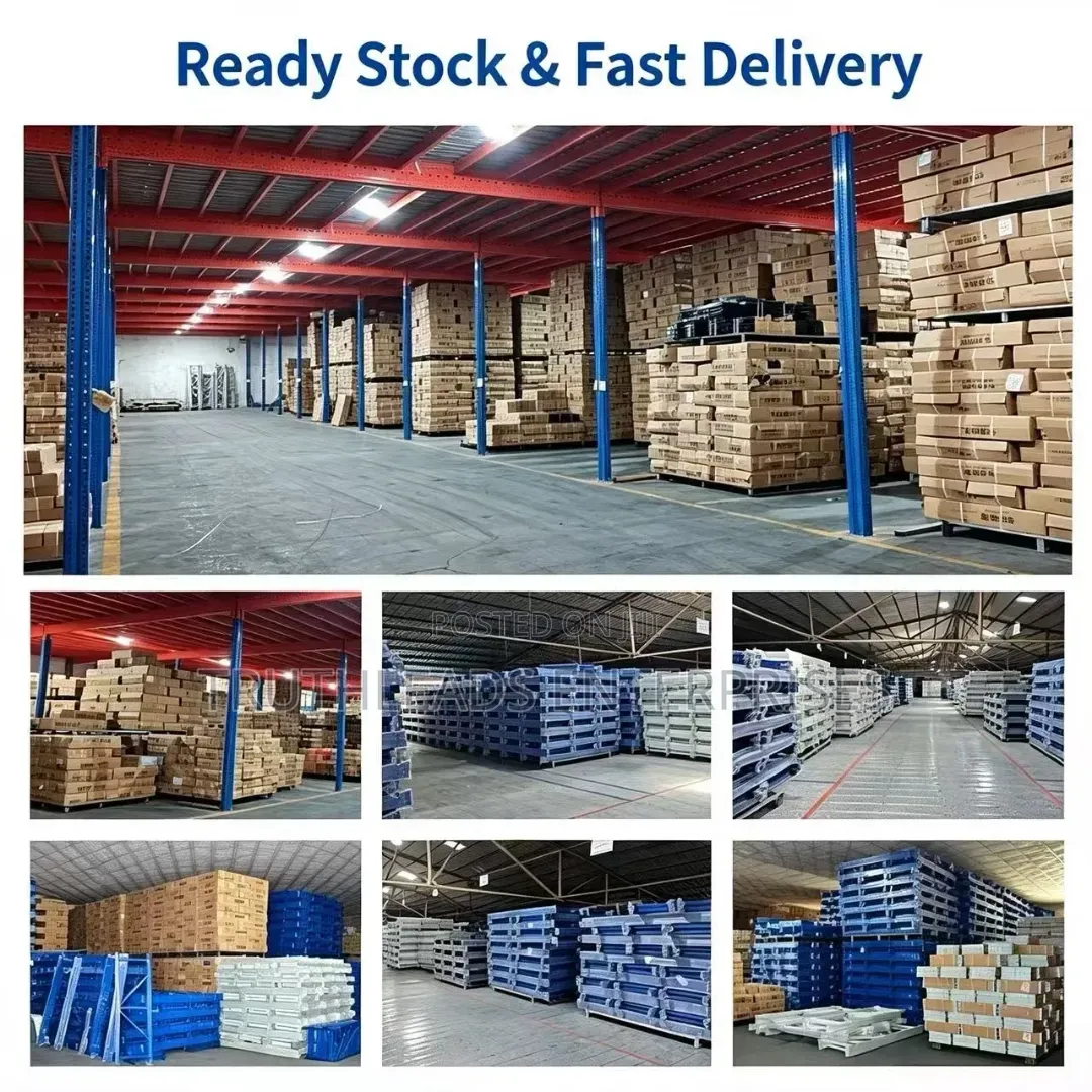 Metal Stacking Rack for Warehouse Inventory Storage Management