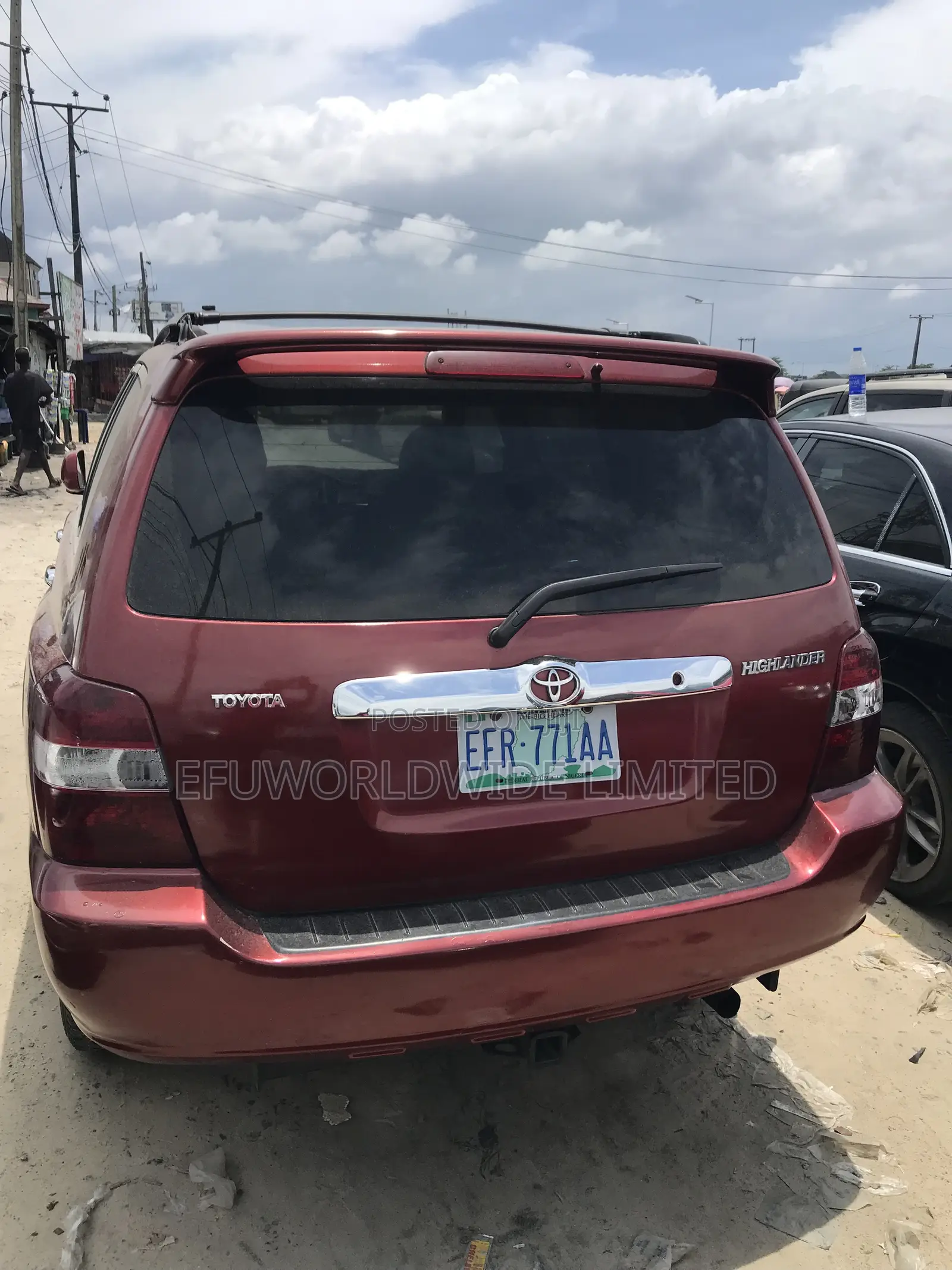 Toyota Highlander V6 FWD 2004 Red