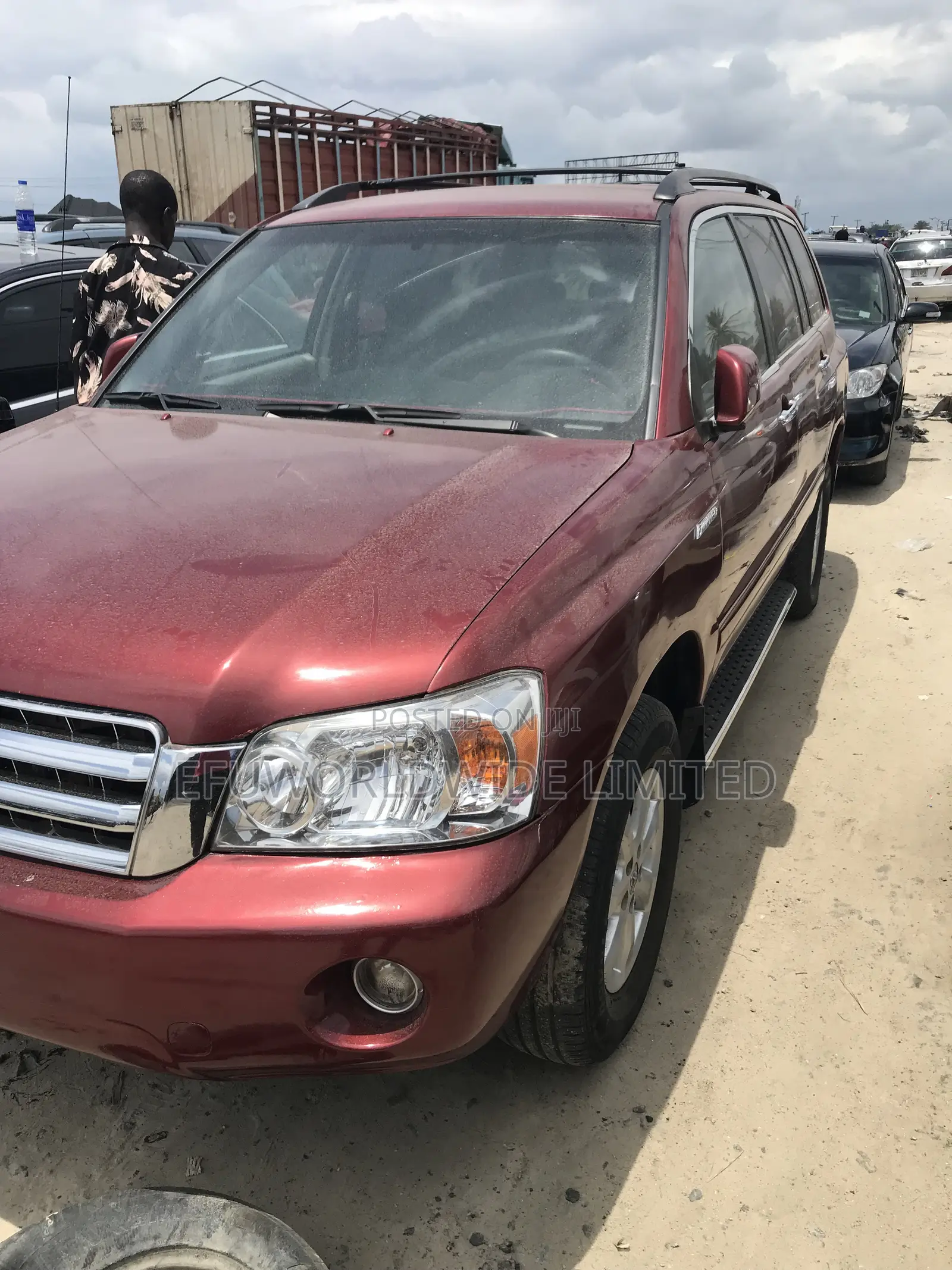 Toyota Highlander V6 FWD 2004 Red