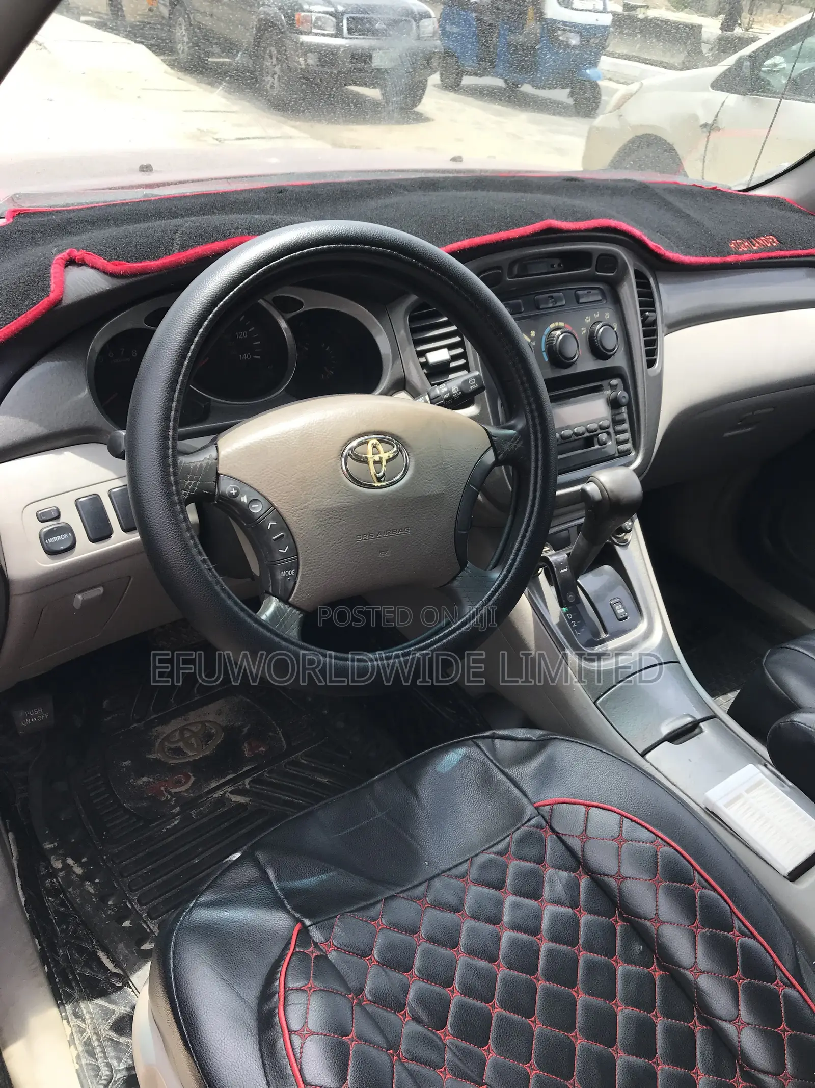 Toyota Highlander V6 FWD 2004 Red