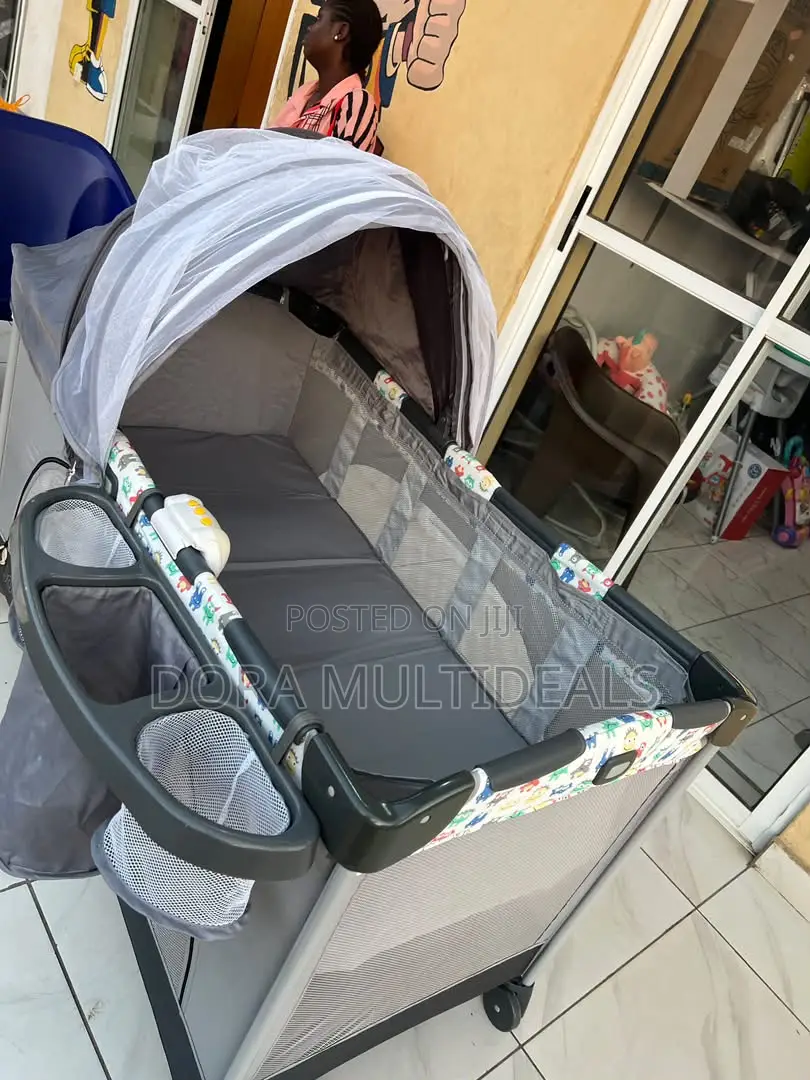 Imported Joie Excursion Travel Cot a Beautiful Complete Nursery