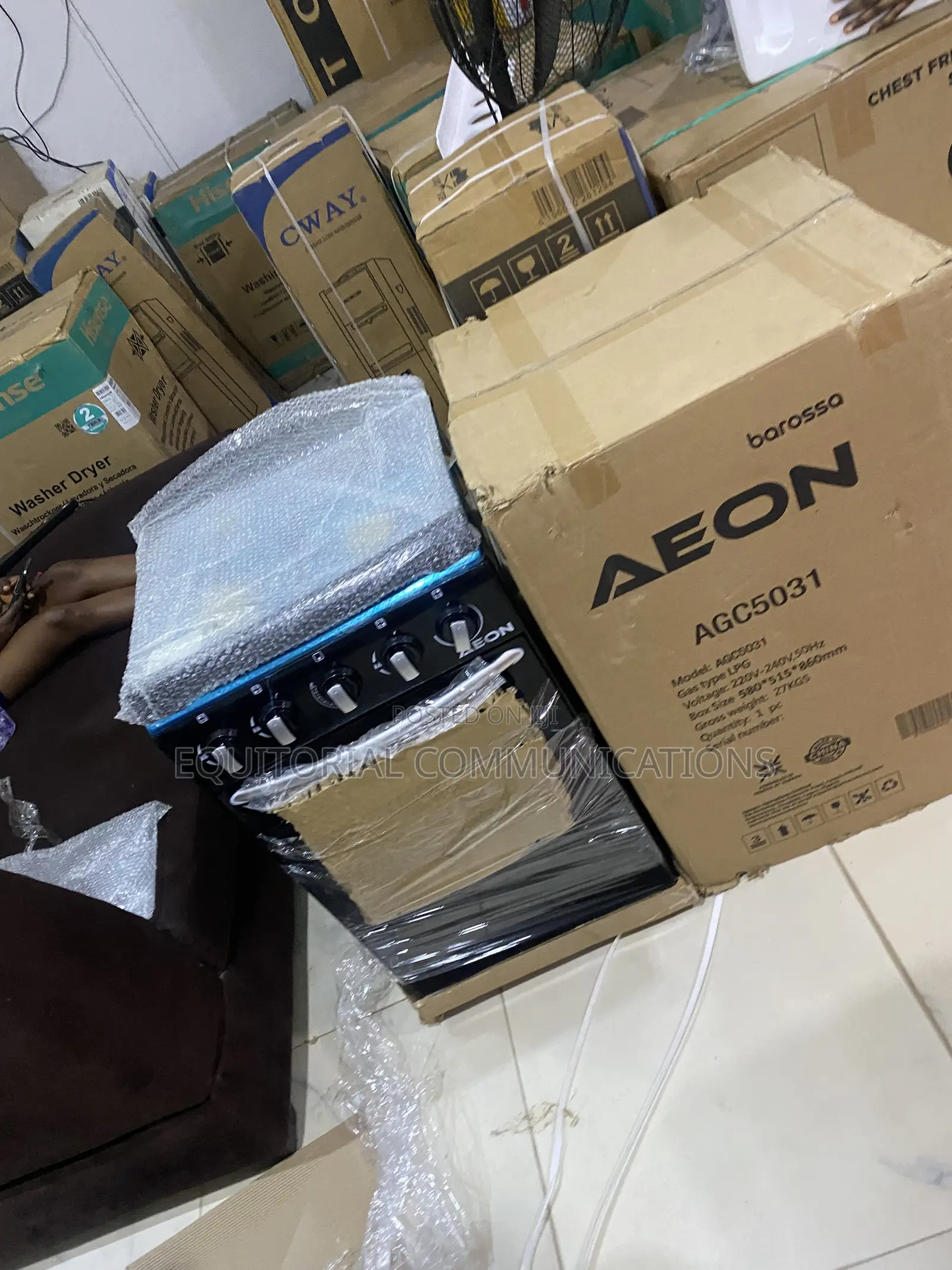 AEON AGC5031 3+1 Gas Burner – Made for Busy Kitchens