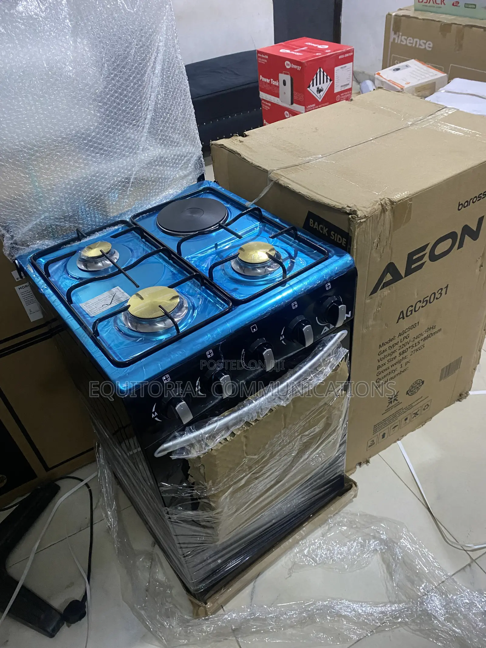 AEON AGC5031 3+1 Gas Burner – Made for Busy Kitchens