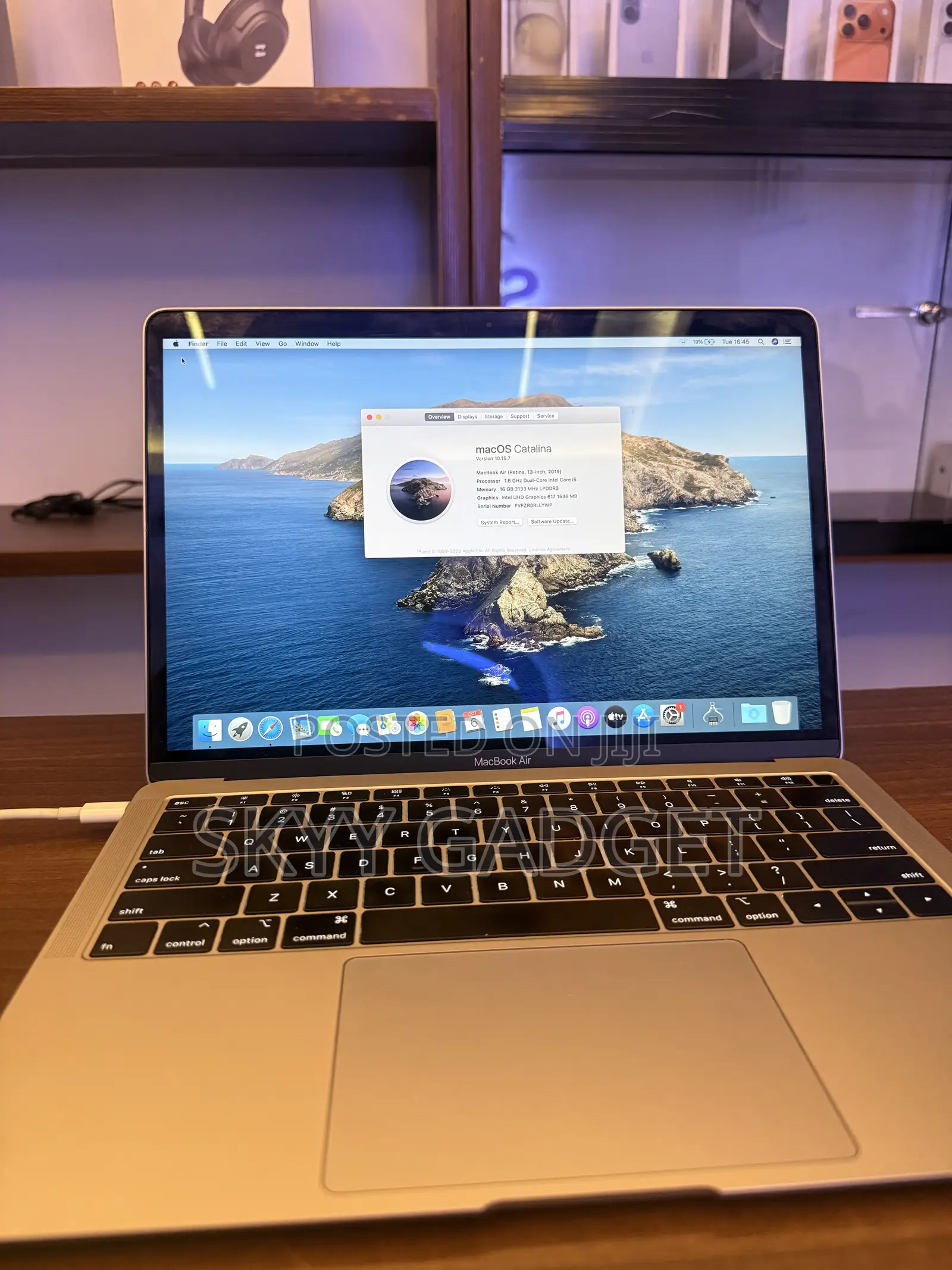 Laptop Apple MacBook Air 2019 16GB Intel Core i5 SSD 512GB