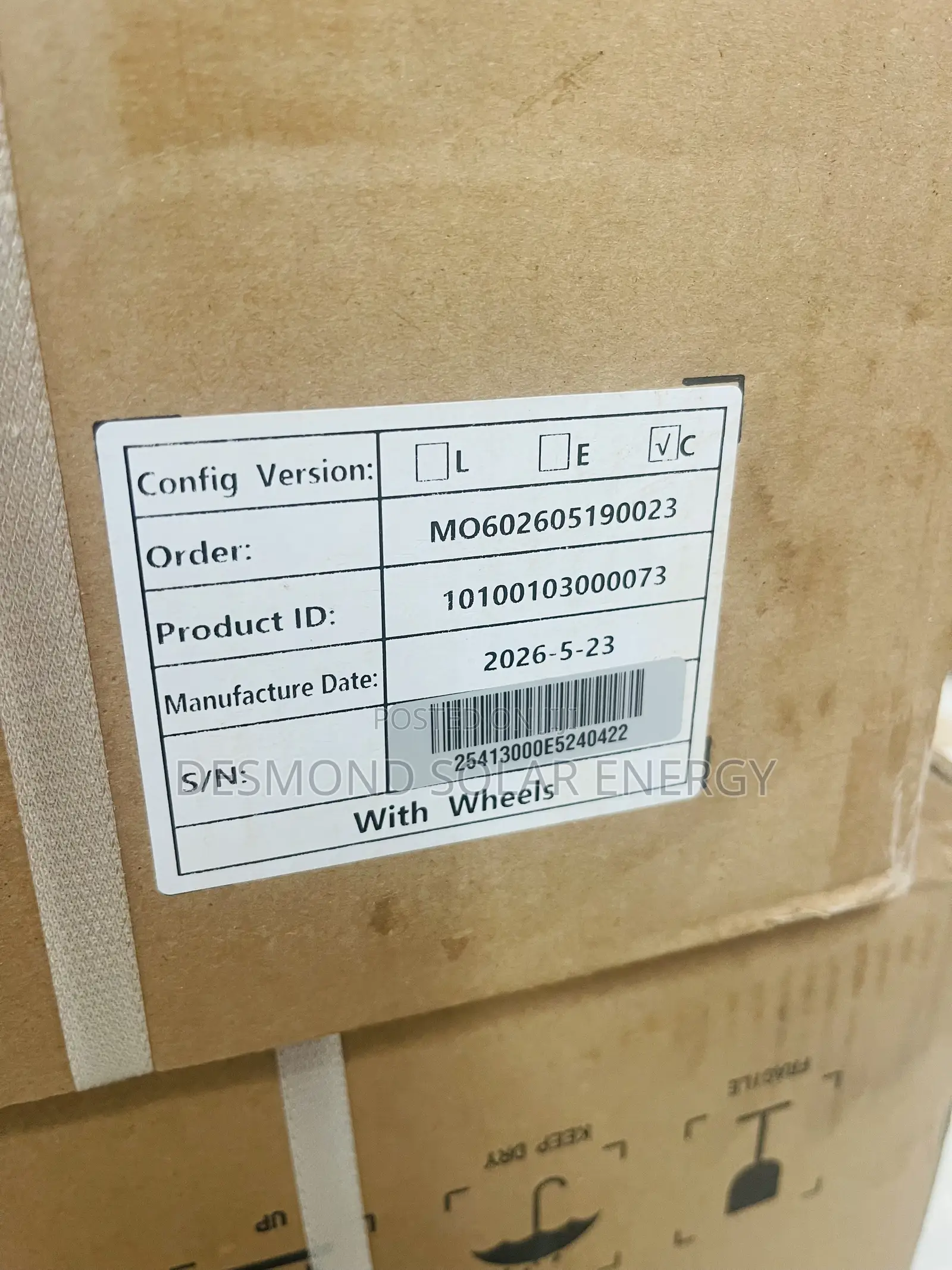 16kwh 51.2v Deye Solar Lithium Ion Batteries Available Now
