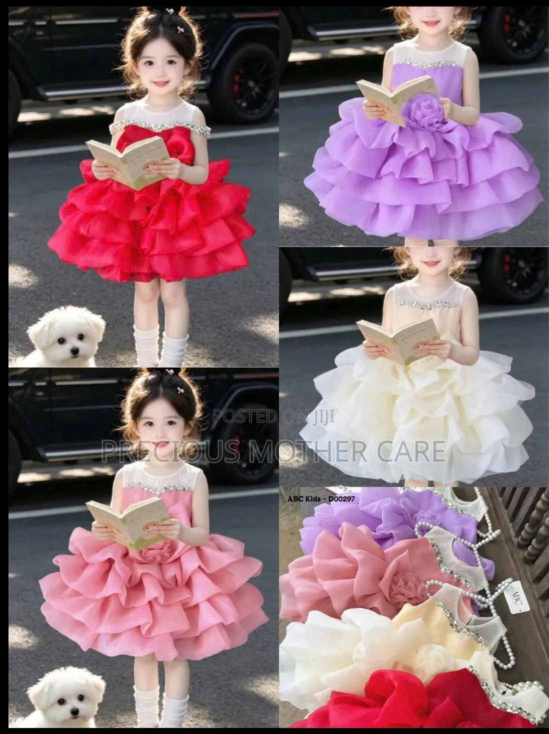 Quality Girls Ball Gown Available in Onion Color
