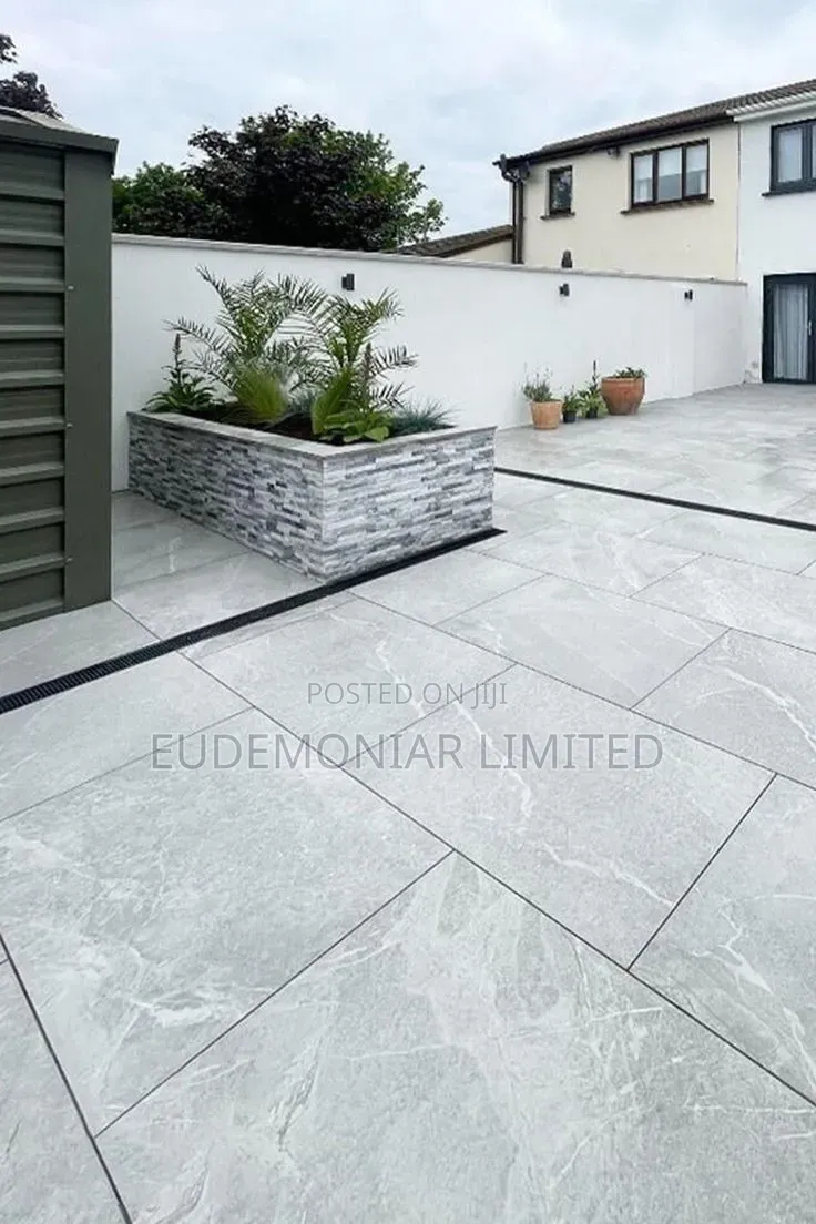 Outdoor Marble Wall Installation