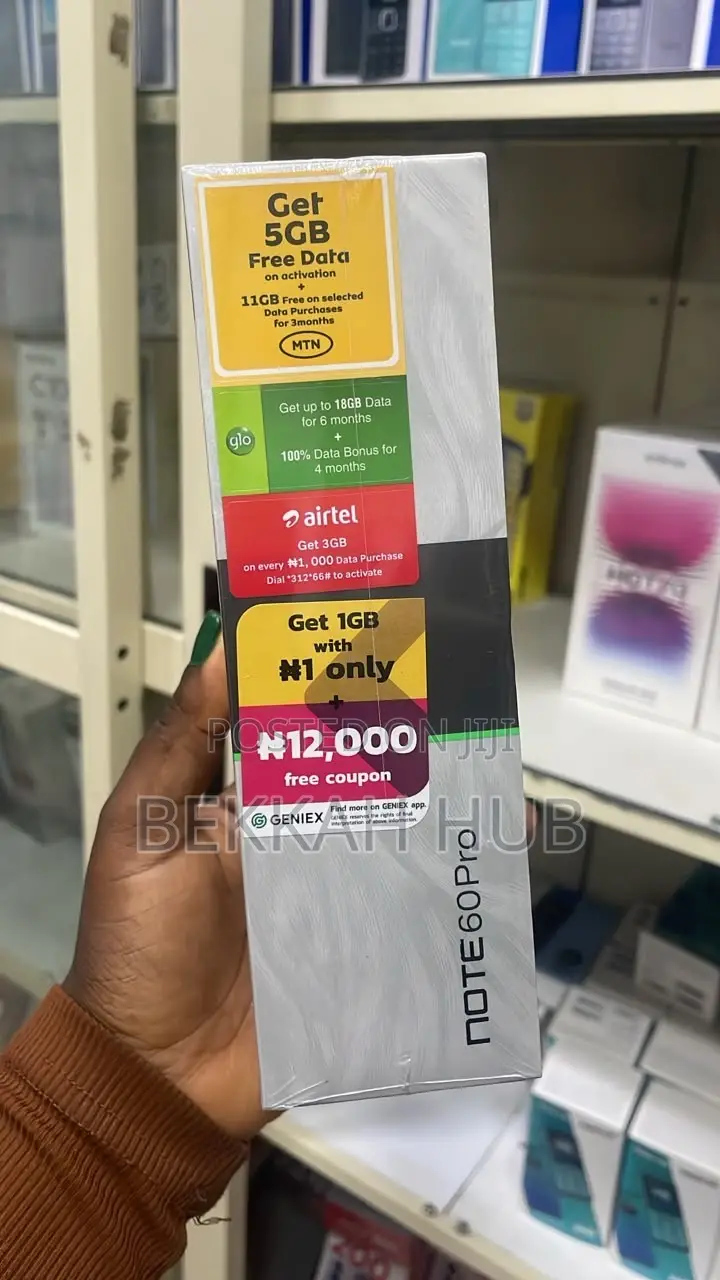New Infinix Note 60 Pro 256 GB Black