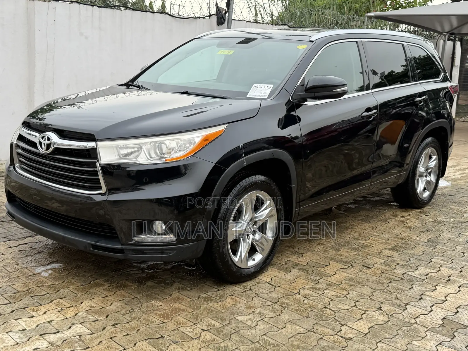 Toyota Highlander Limited 4dr SUV AWD (3.5L 6cyl 6A) 2015 Black