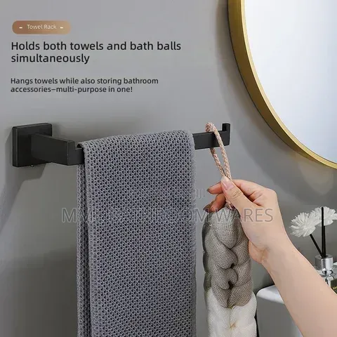Simple Bathroom Towel Rack