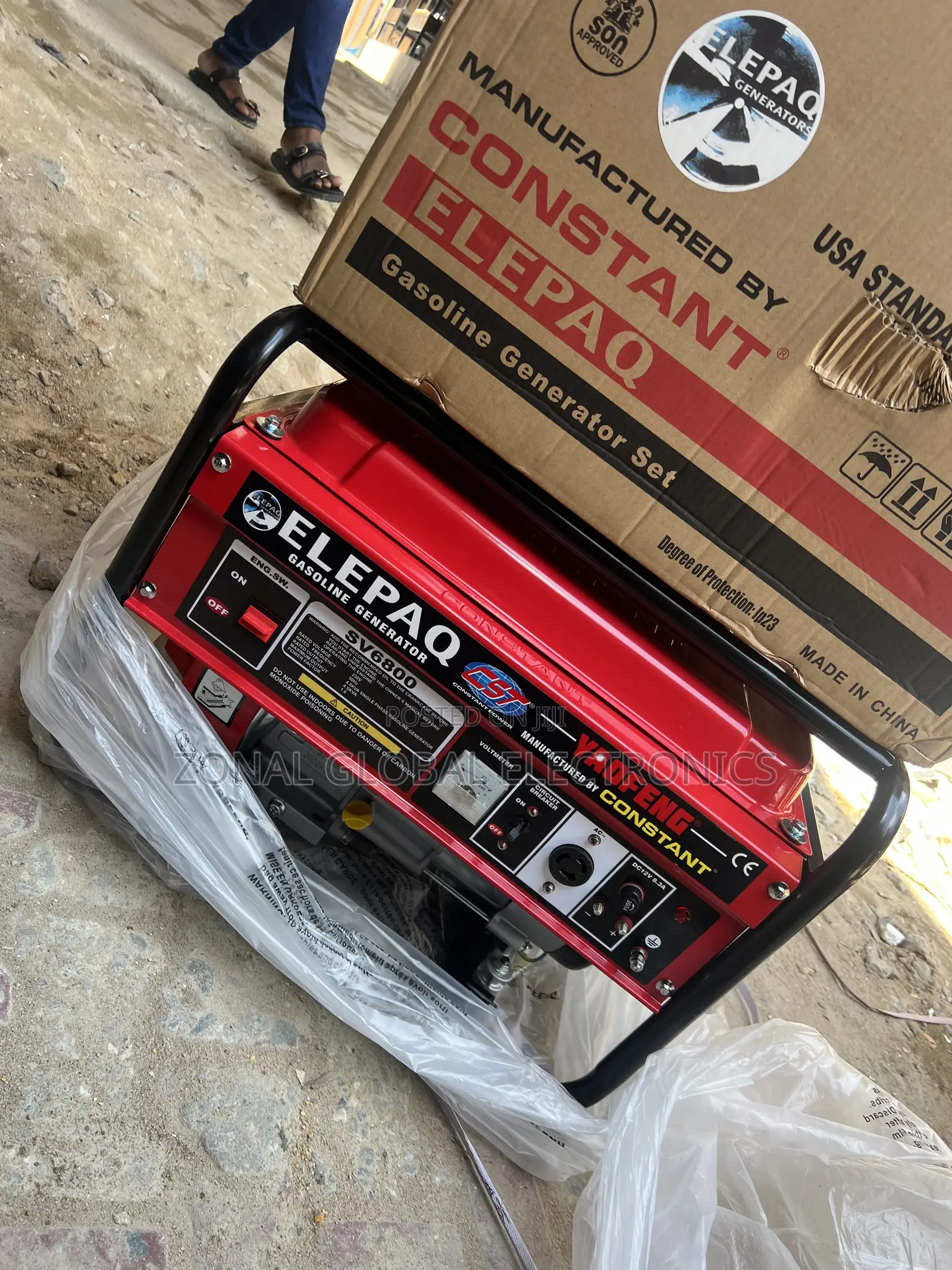 Elepaq Constant 4.5KVA Generator 100% Copper Coil: