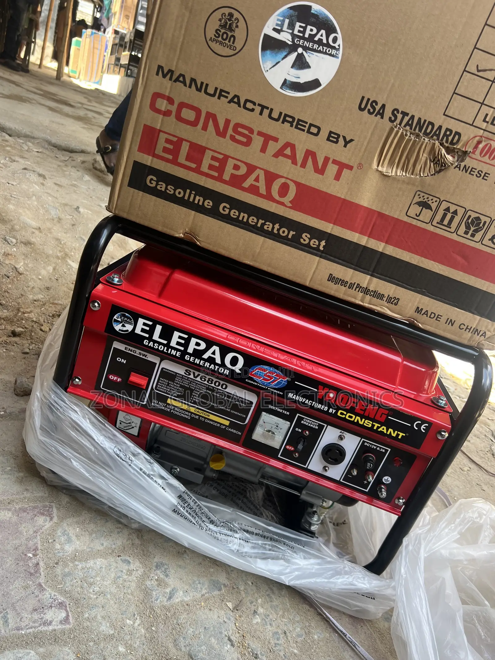 Elepaq Constant 4.5KVA Generator 100% Copper Coil: