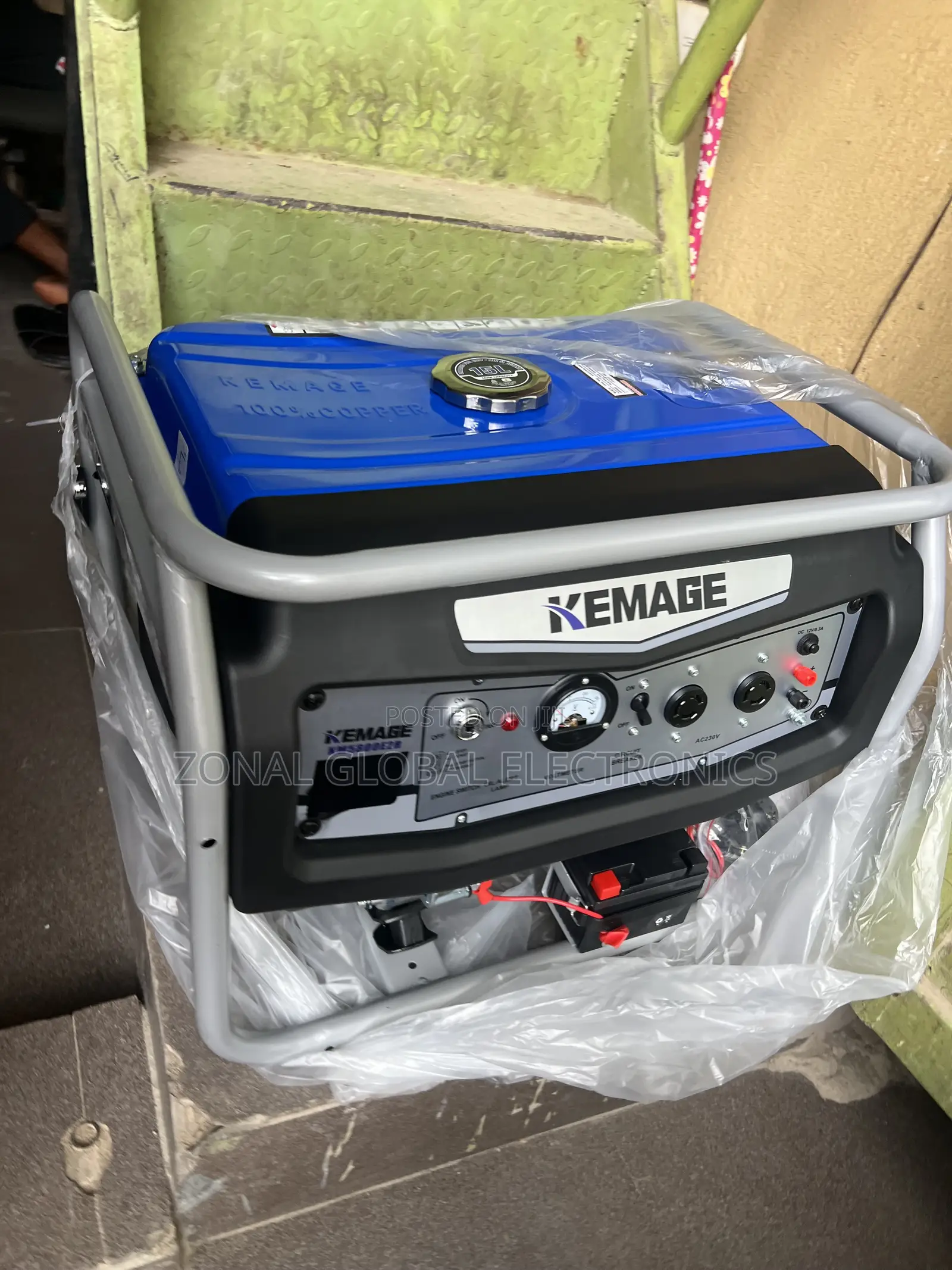 Kemage 58000E2R 5.5KVA Remote Control & Key Starter Generator