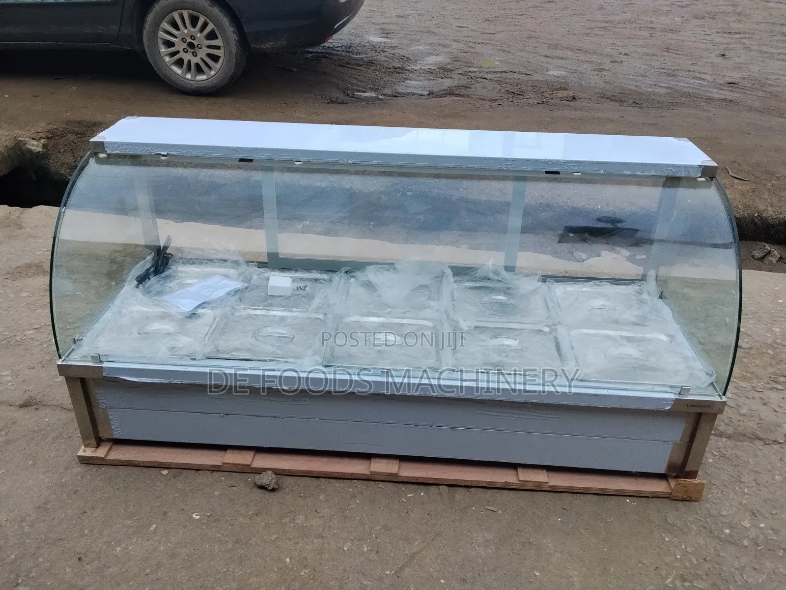 5 Plate Foreign Food Warmer Curve Glass