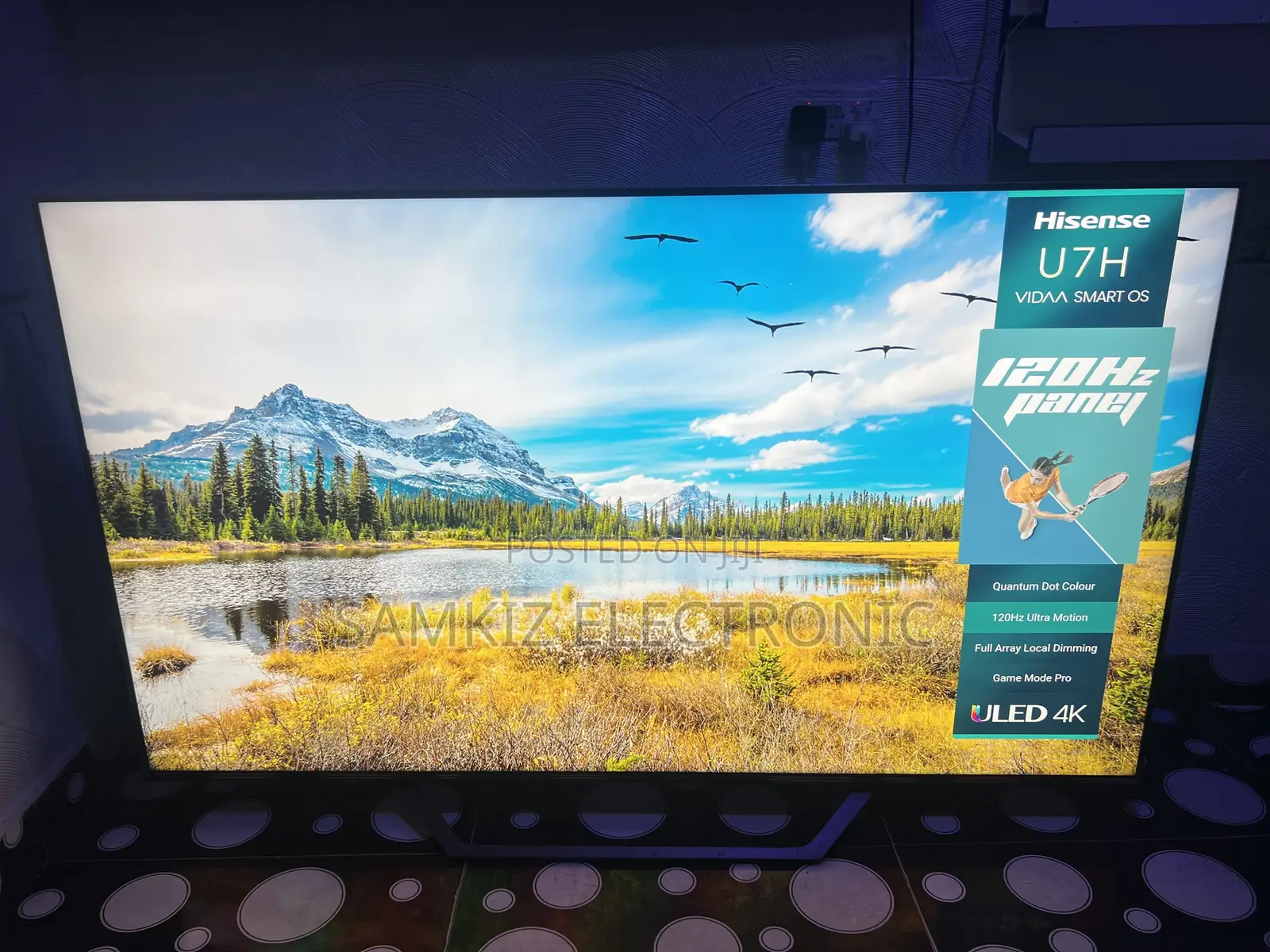 Introducing the HISENSE 65" ULED Smart TV - 65U7HQTUK (2025 Model)