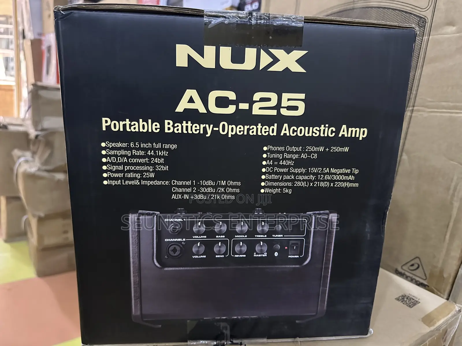 Nux AC 25 Portable Battery Operated Acoustic Amplifier