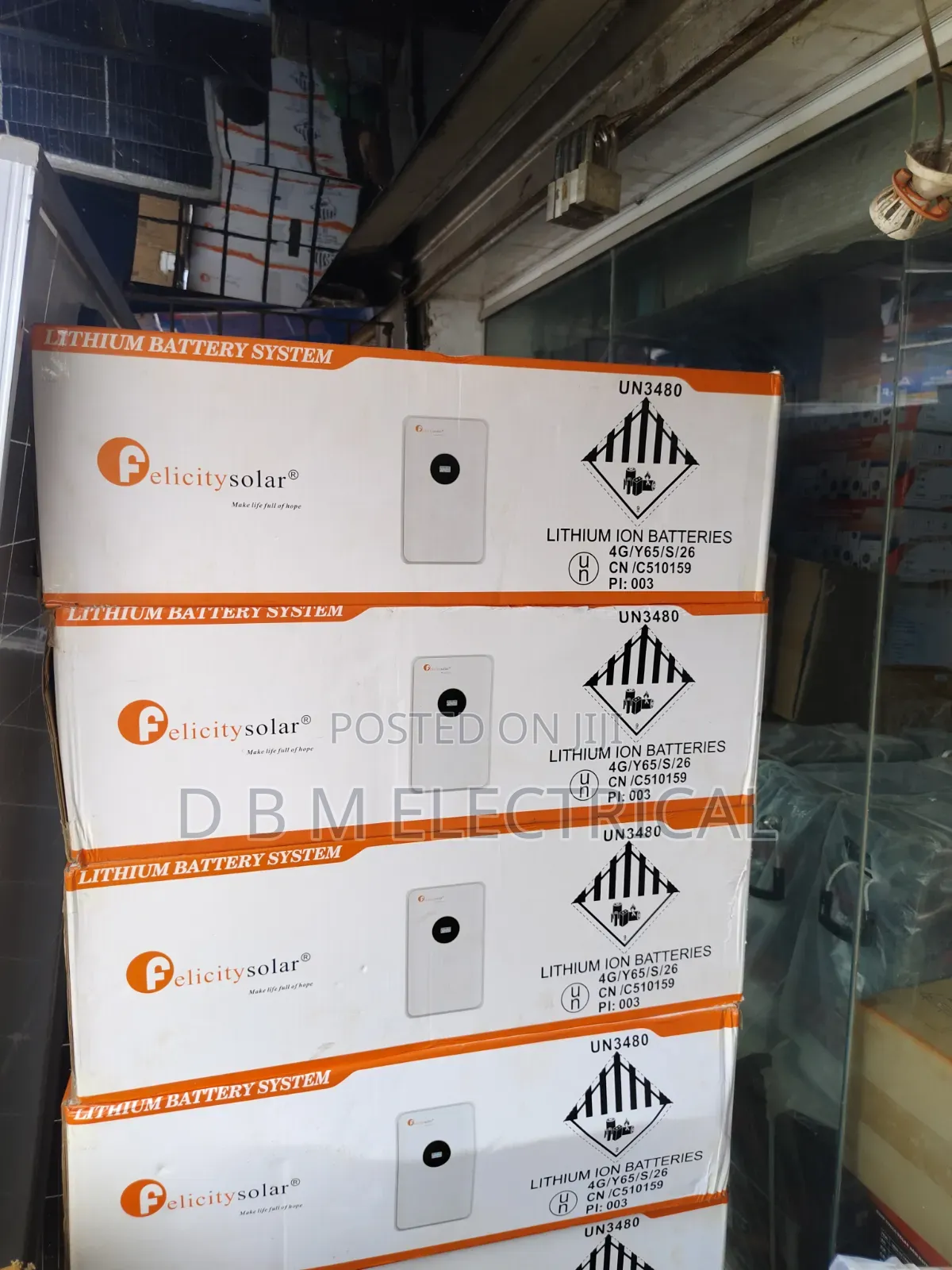 Felicity 10kwh 48v Lithium Ion Battery