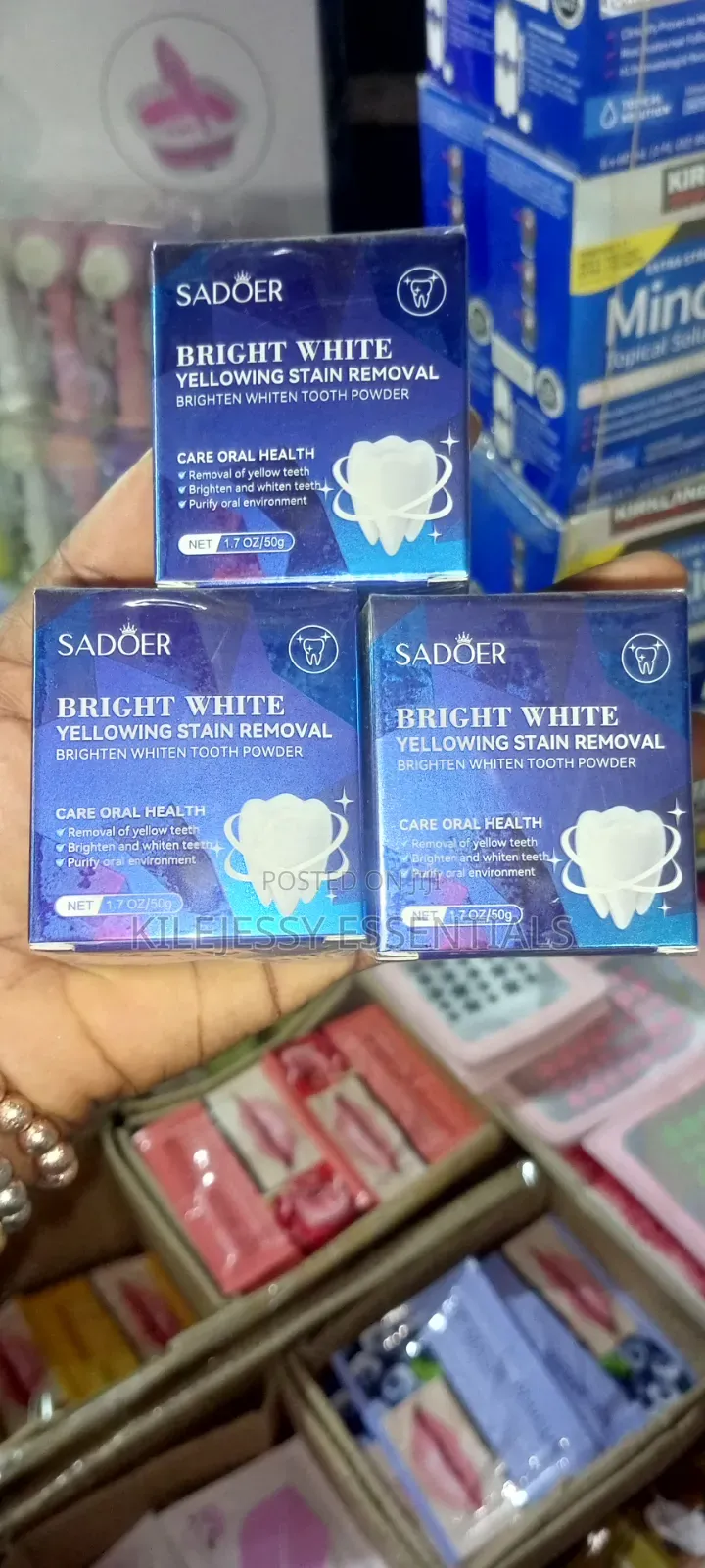 SADOER Bright White Tooth Powder – 50g