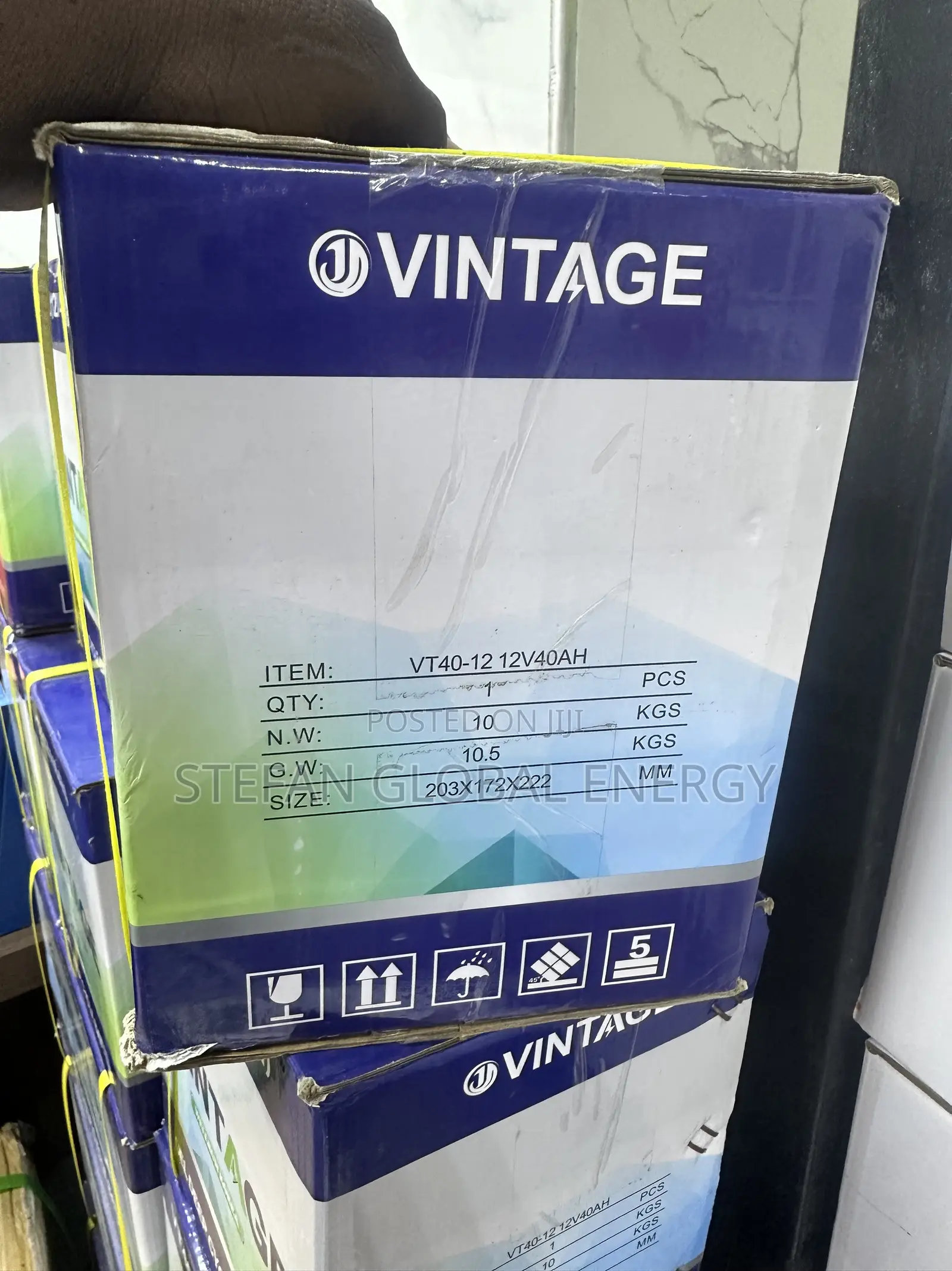 40Ah 12v Vintage Dry Cell Solar Battery