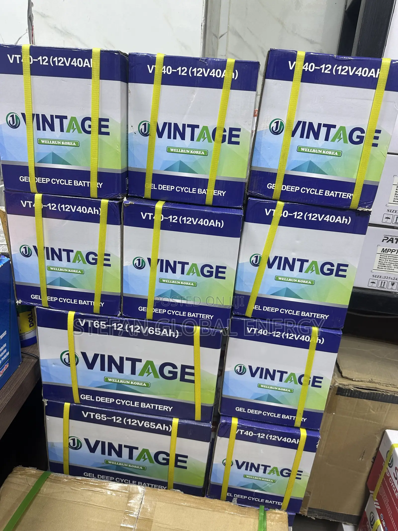 40Ah 12v Vintage Dry Cell Solar Battery