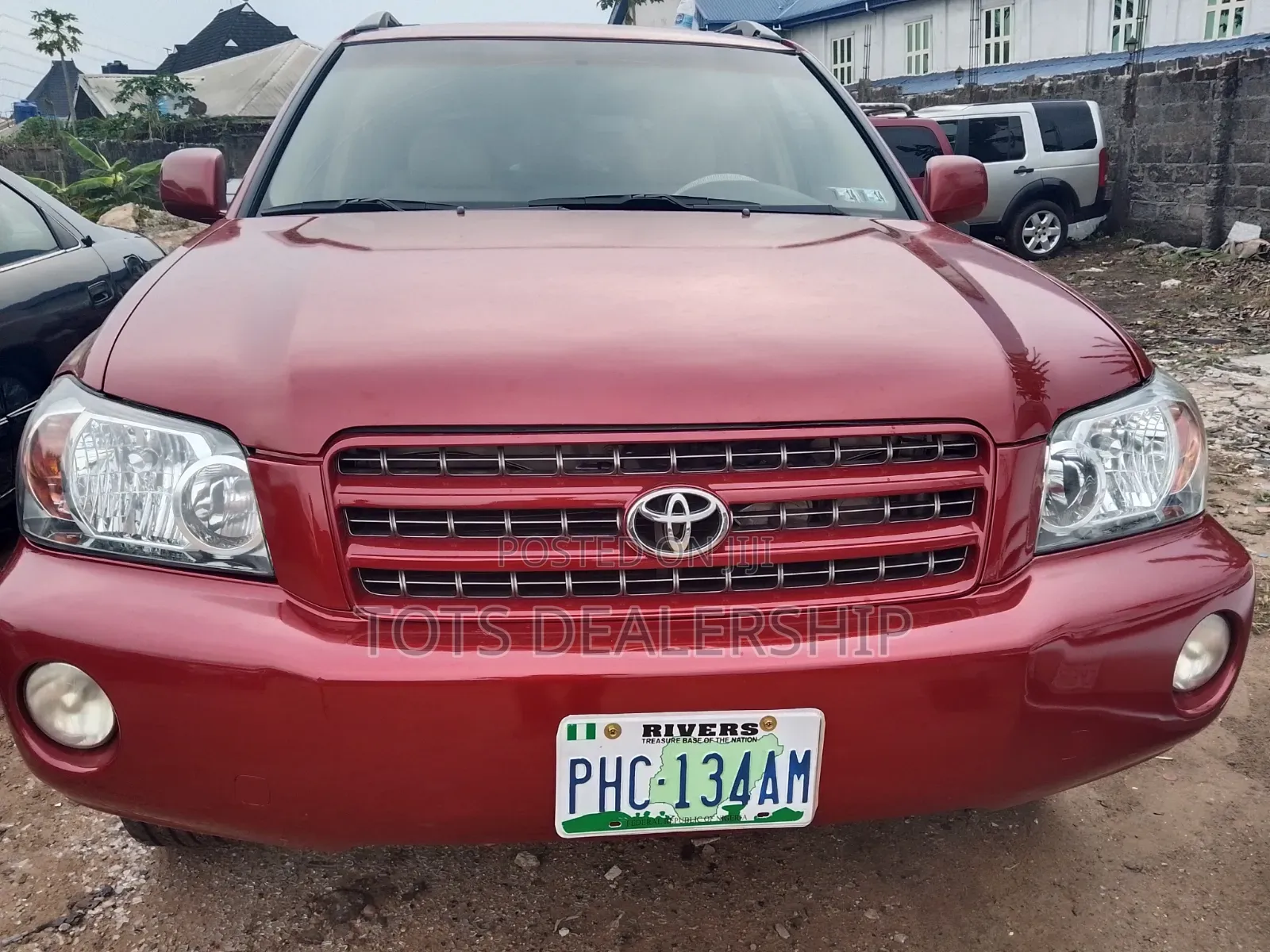 Toyota Highlander Limited V6 2006 Red
