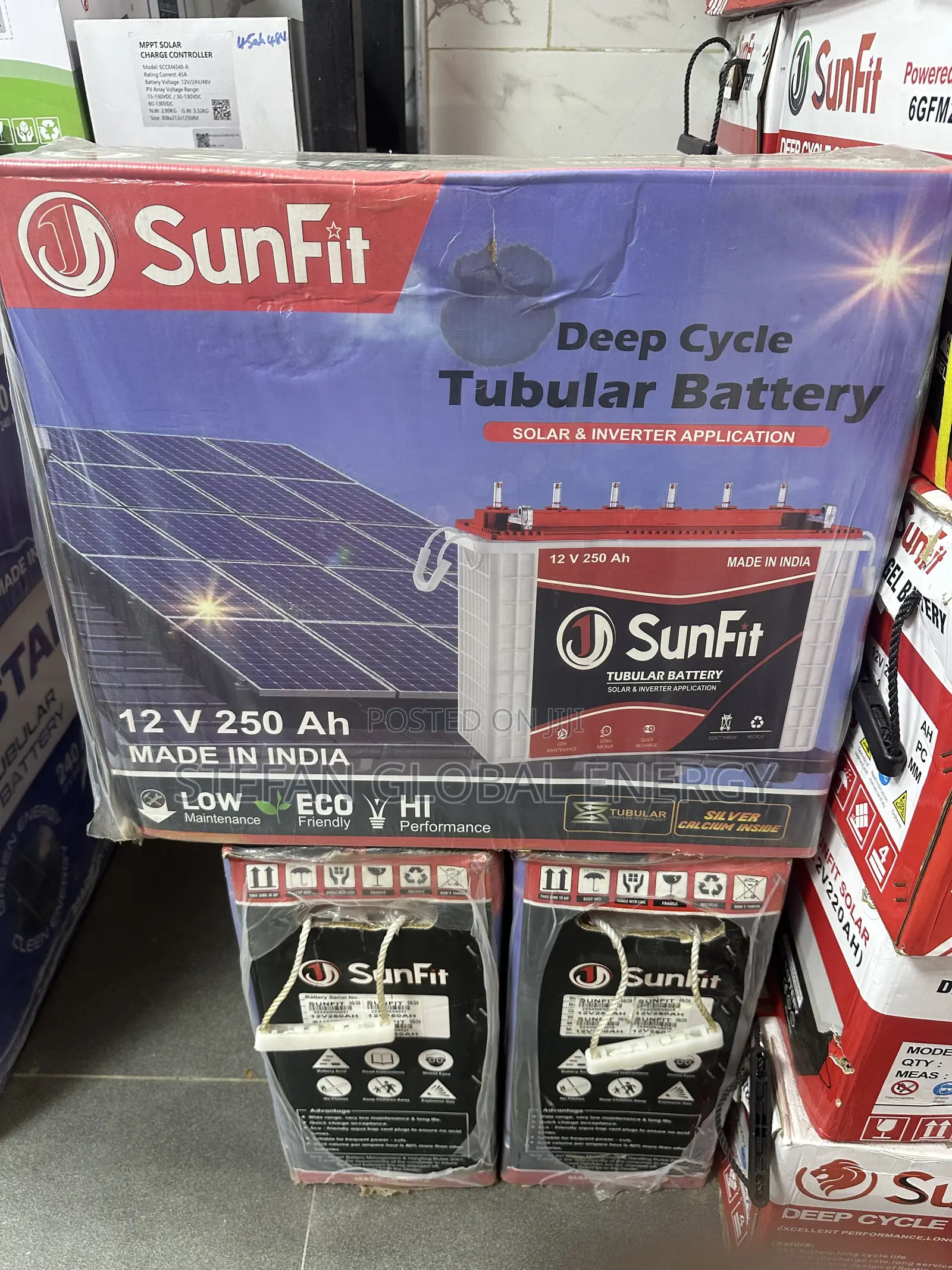 250Ah .12v Sunfit Tubular Battery