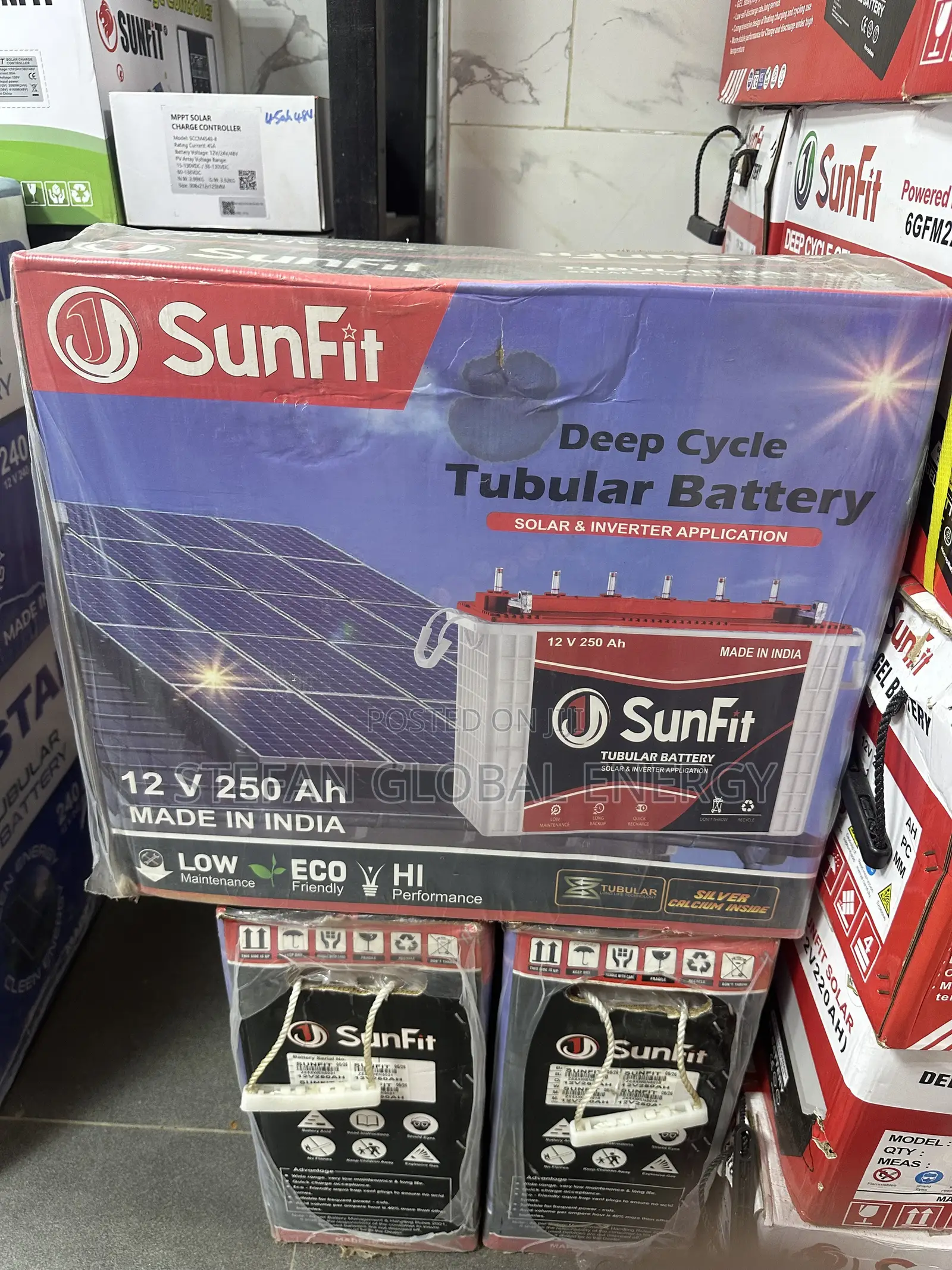 250Ah .12v Sunfit Tubular Battery