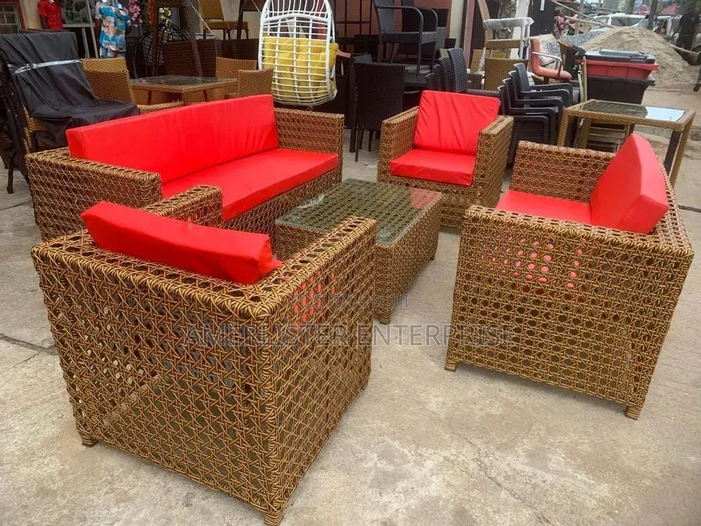 Indoor/Outdoor 7seater Rattan Chairs