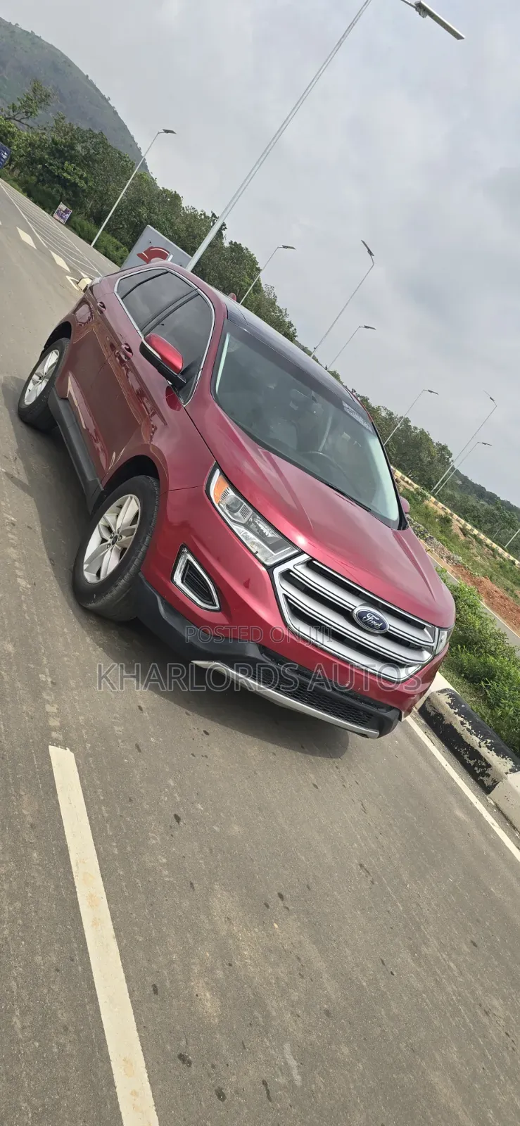 Ford Edge Titanium AWD 2018 Red