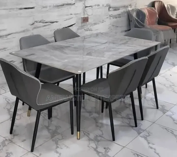 Beautiful 6seater Marble Top Dining Set