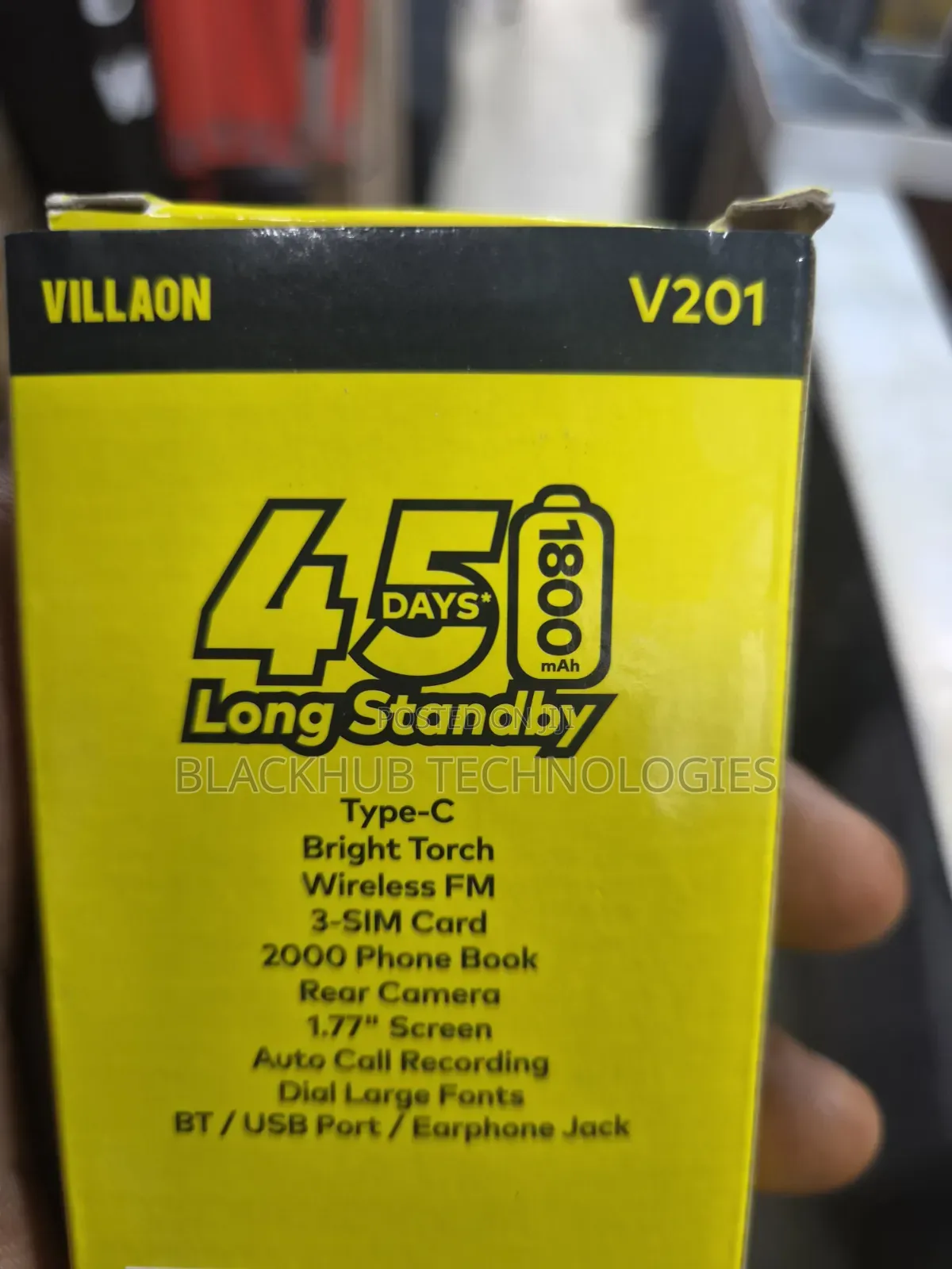 New Villaon V211 Black