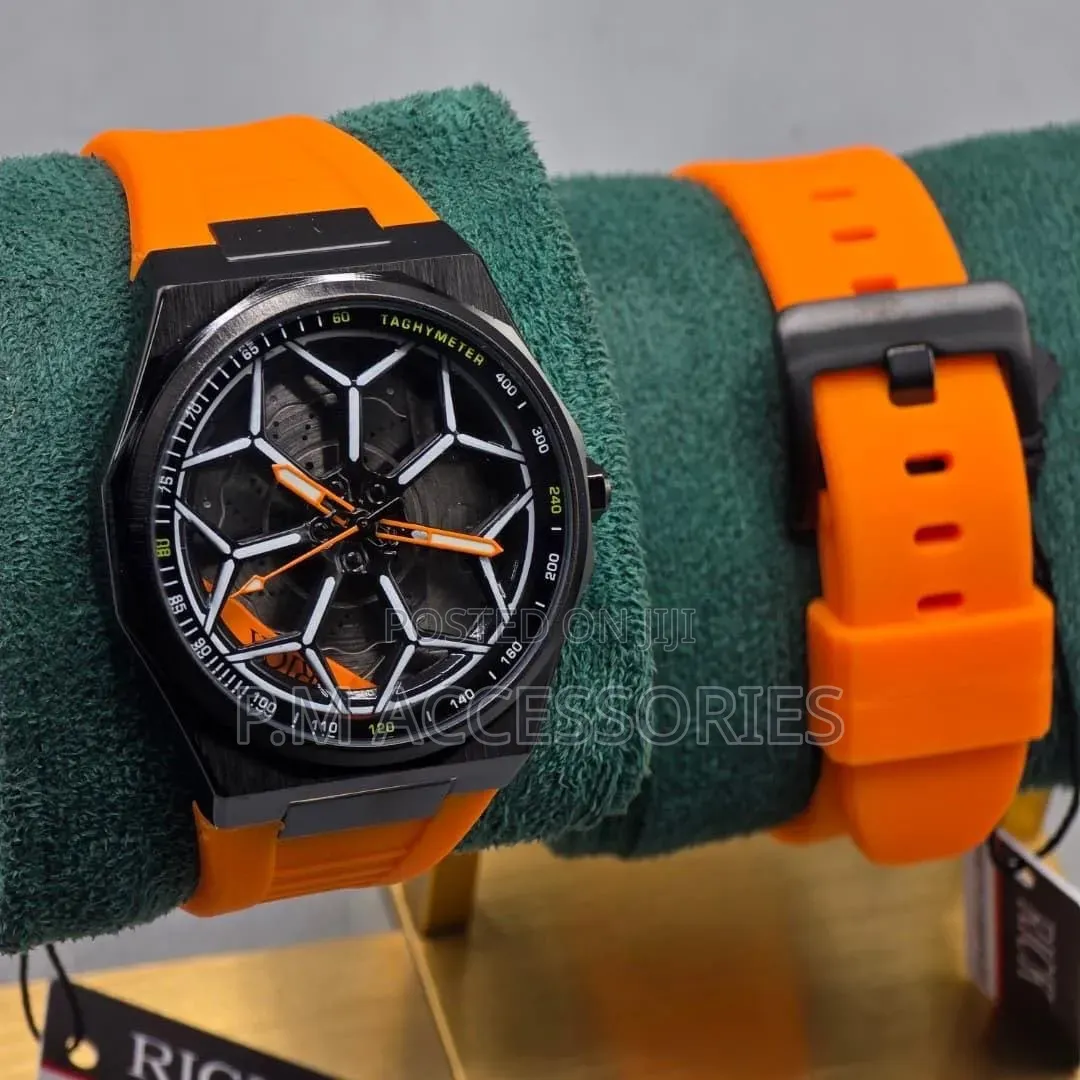 Rick Spinning Fashion Rubber Watch