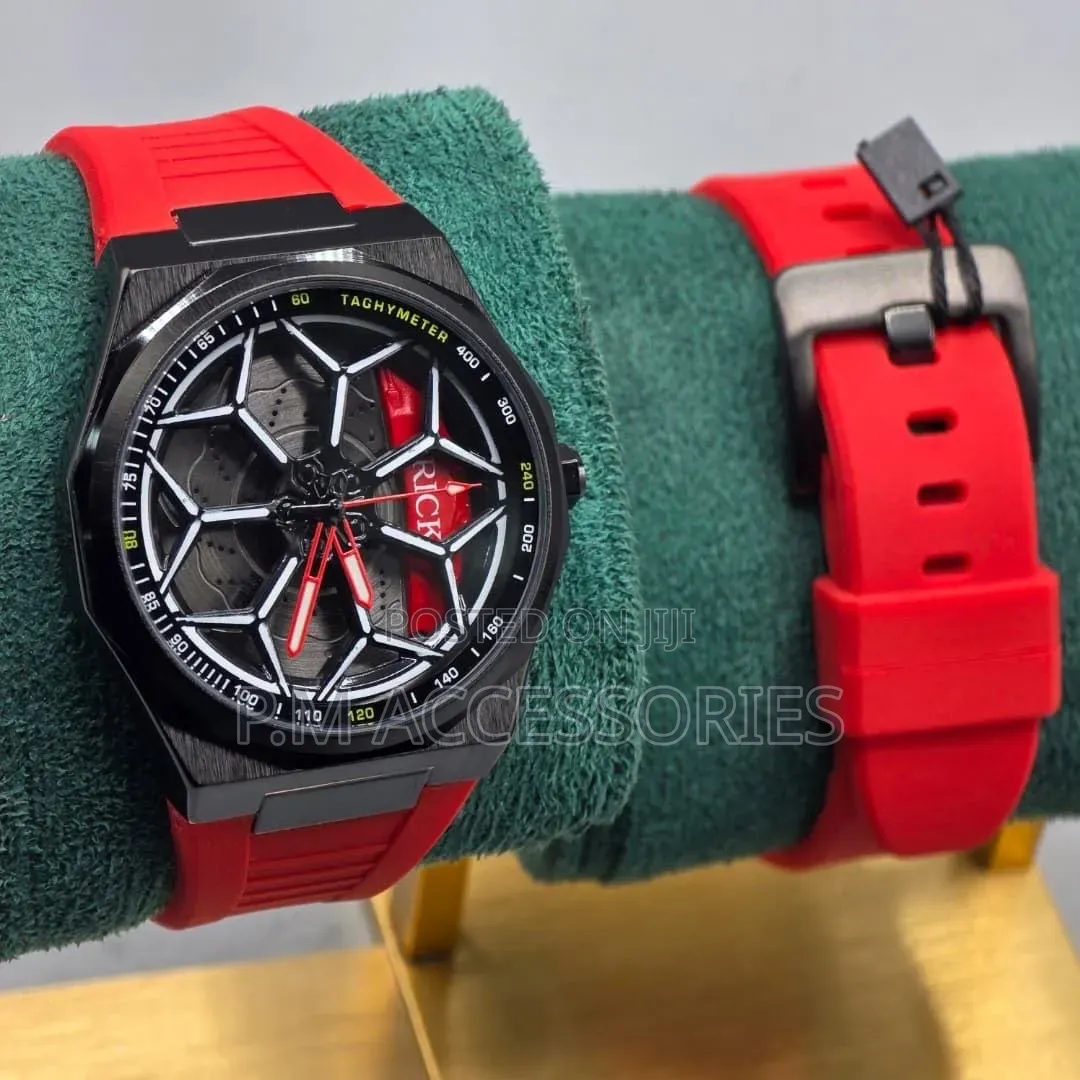 Rick Spinning Fashion Rubber Watch