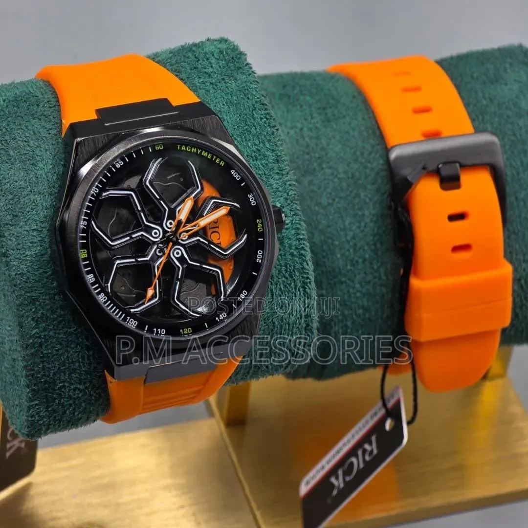 Rick Spinning Fashion Rubber Watch