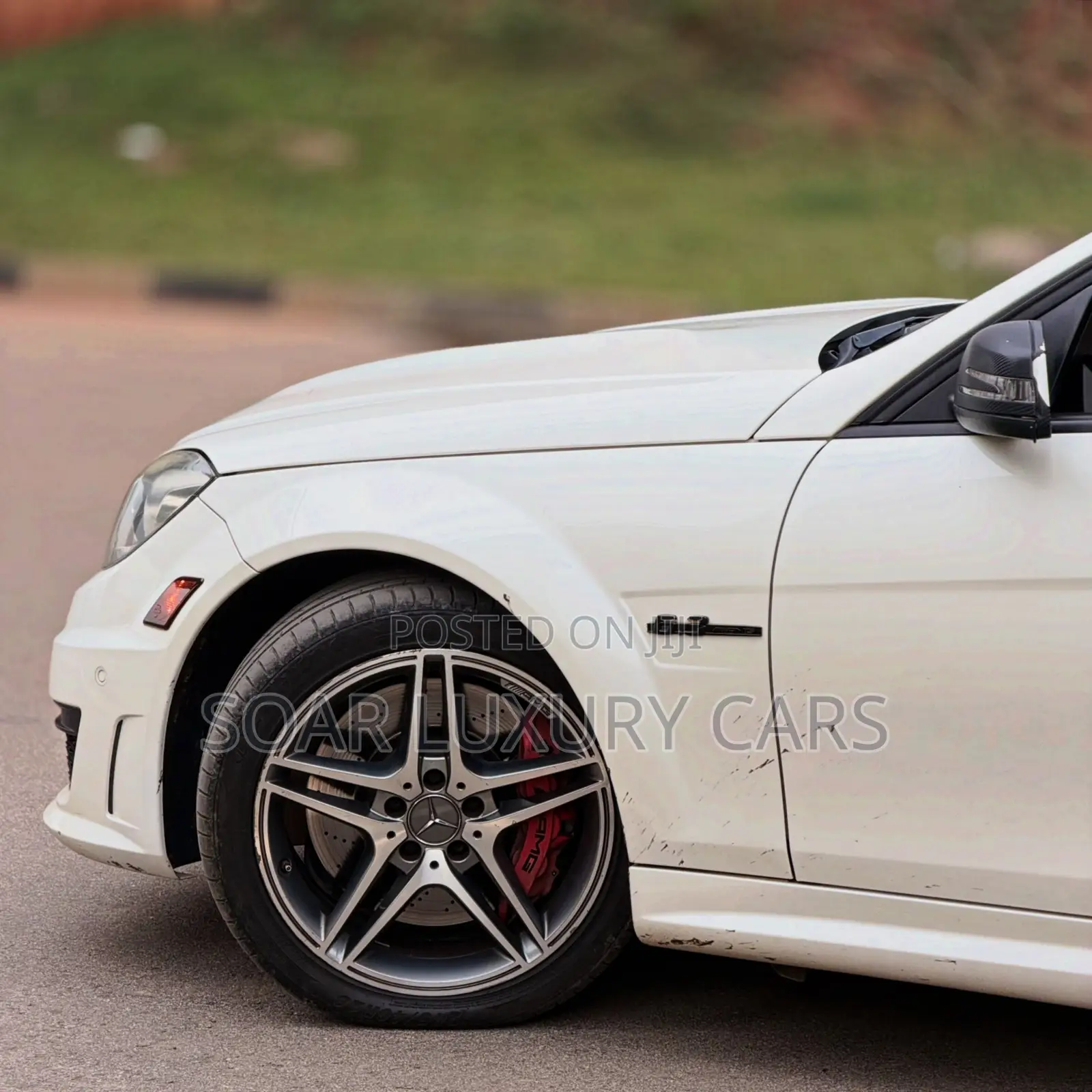 Mercedes-Benz C63 2013 White