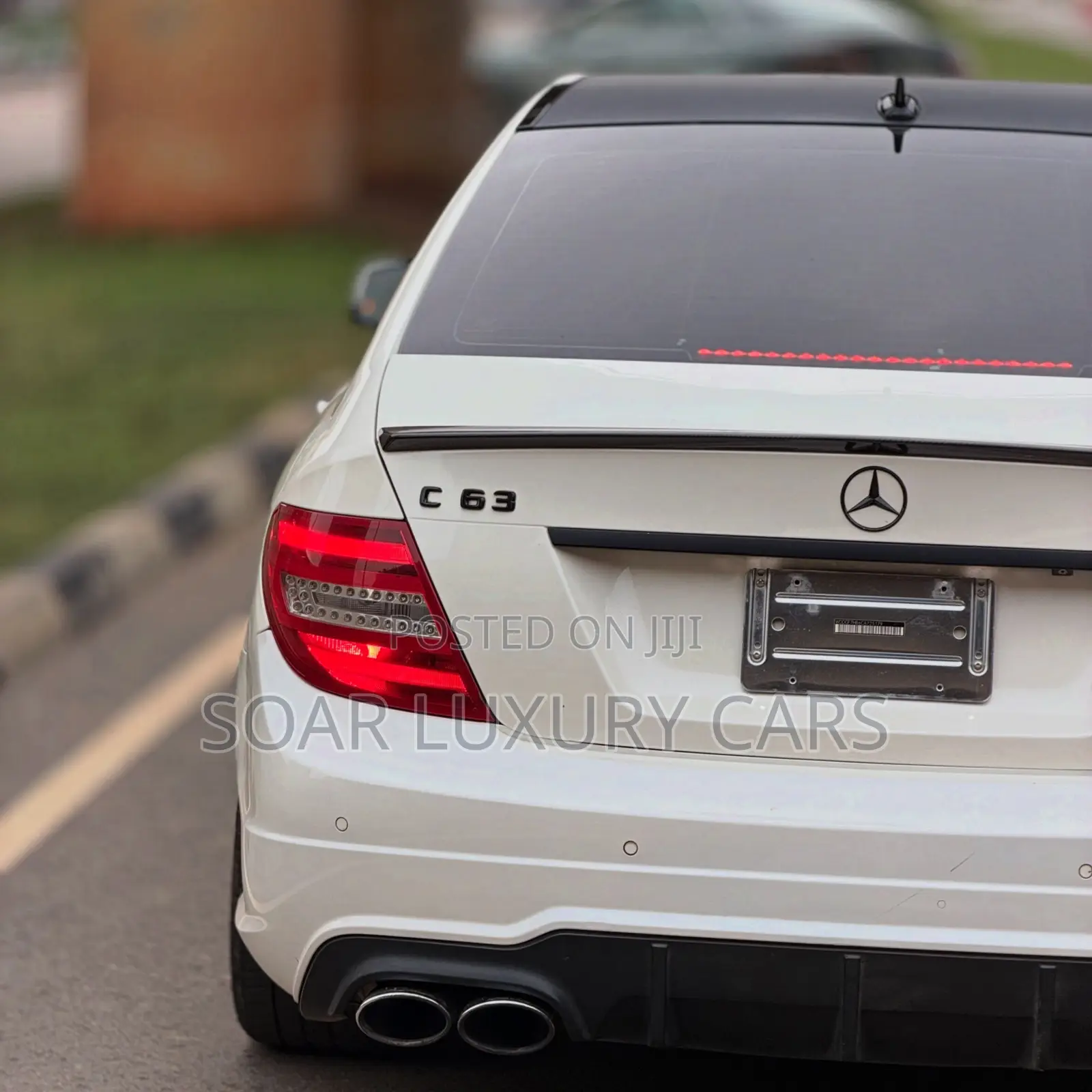 Mercedes-Benz C63 2013 White