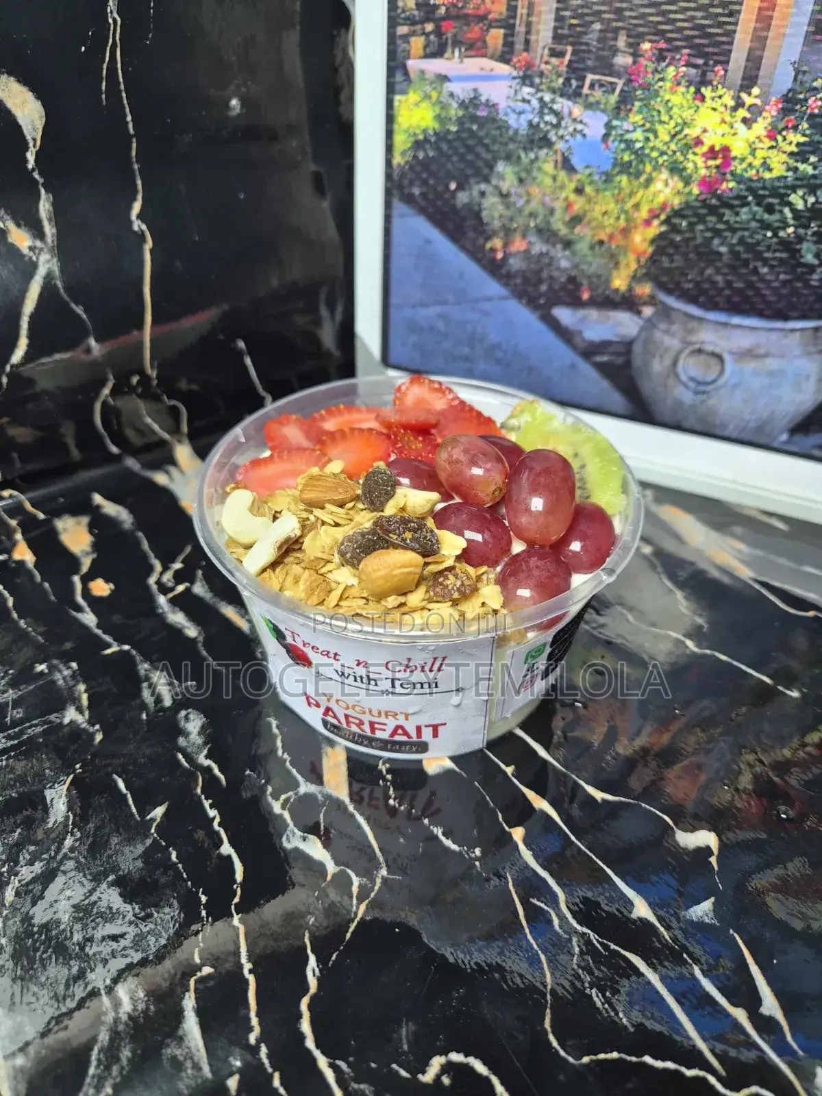 Parfait, Crunchy Granola and Greek Yougurt
