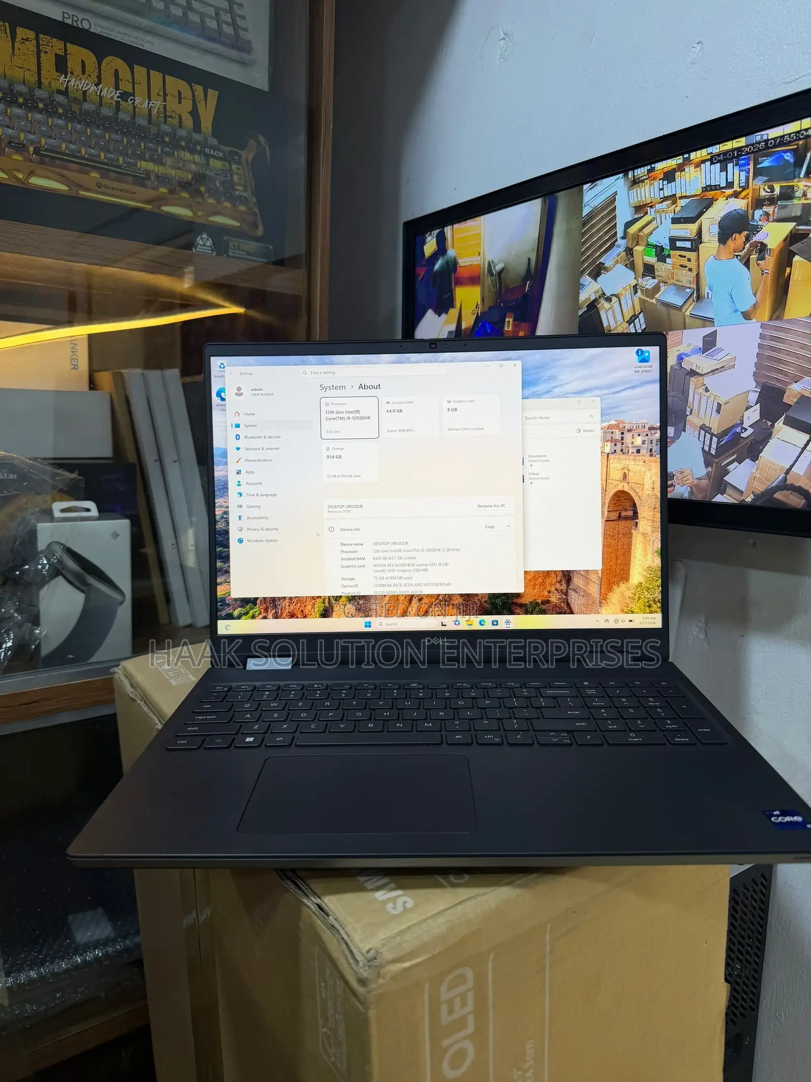 Laptop Dell Precision 7670 64GB Intel Core i9 SSD 1T